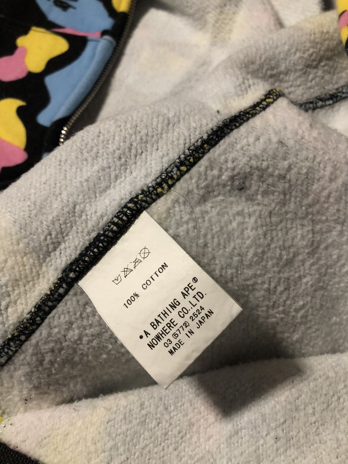 Bape Cotton Candy Camo Full Zip Hoodie Size US L / EU 52-54 / 3 - 6 Thumbnail