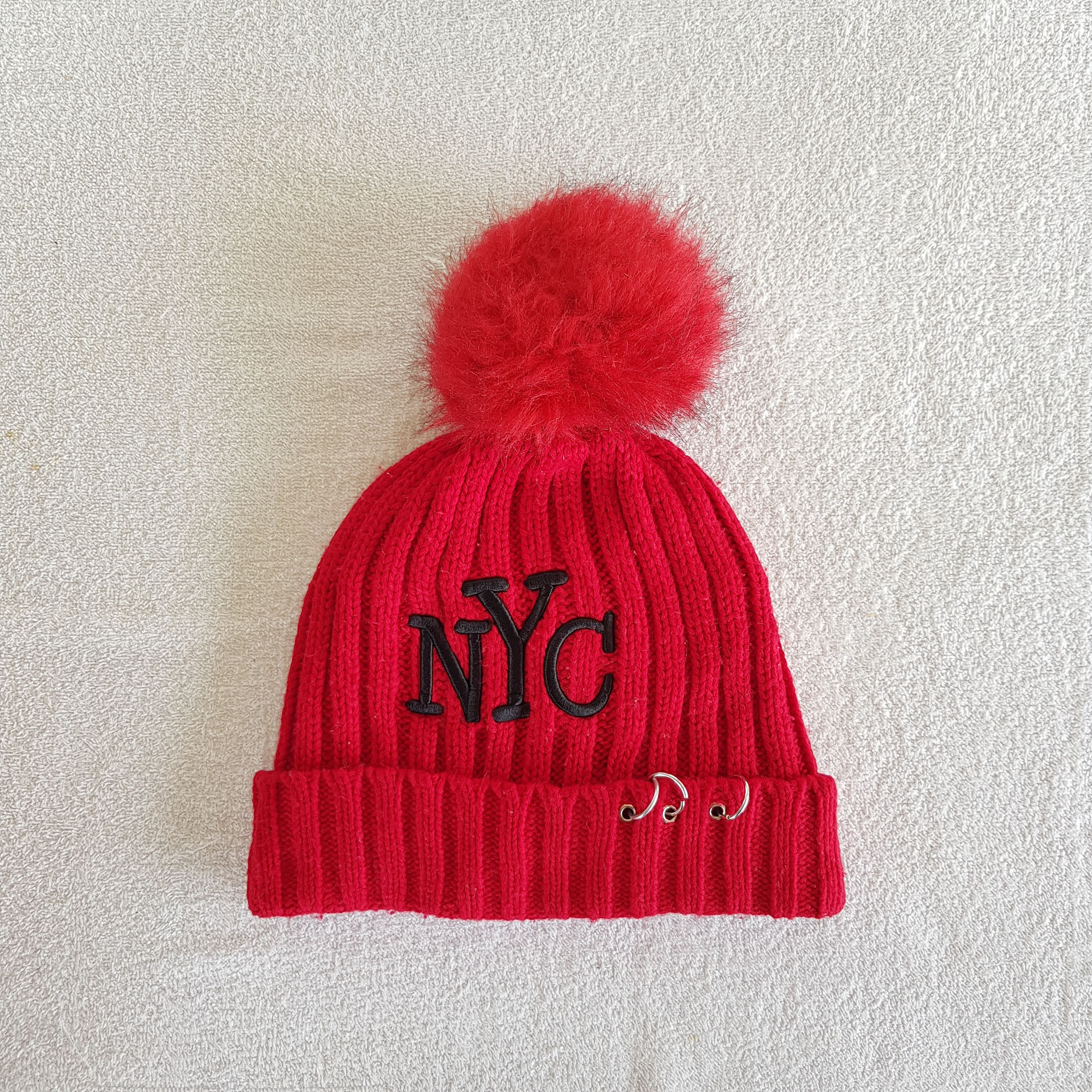 Japanese Brand × Vintage NYC Hats Knitted Crochet Beanie Snow Cap Hats - AC10686. Size ONE SIZE - 5 Thumbnail