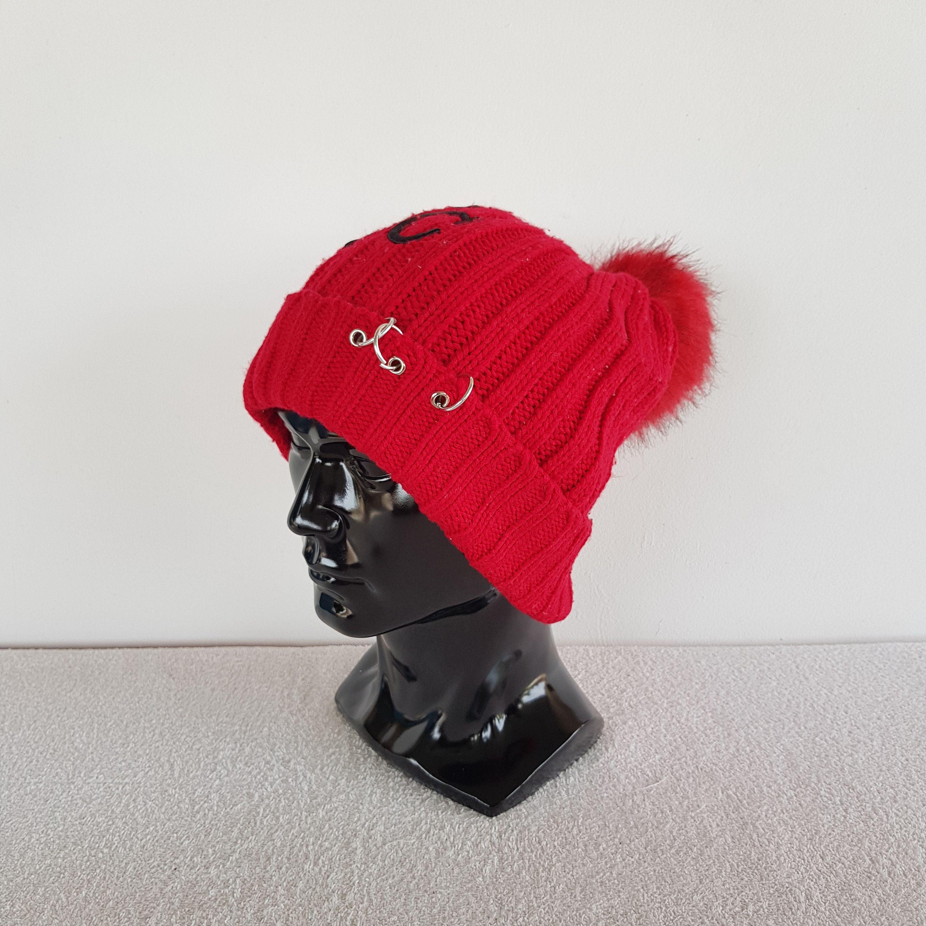 Japanese Brand × Vintage NYC Hats Knitted Crochet Beanie Snow Cap Hats - AC10686. Size ONE SIZE - 1 Thumbnail
