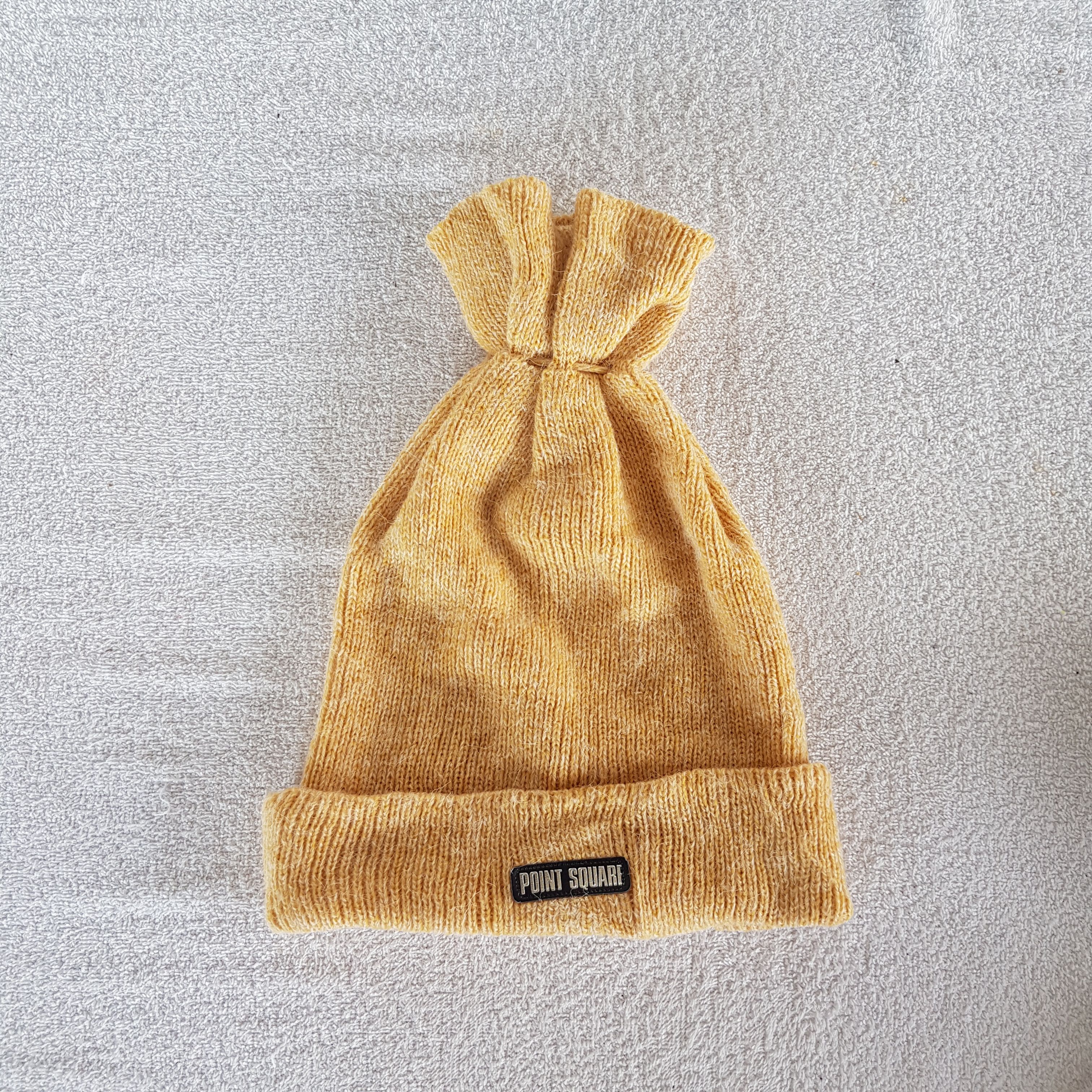 Japanese Brand × Vintage Point Square Beanie Snow Cap Japanese Hats - AC10138. Size ONE SIZE - 5 Thumbnail