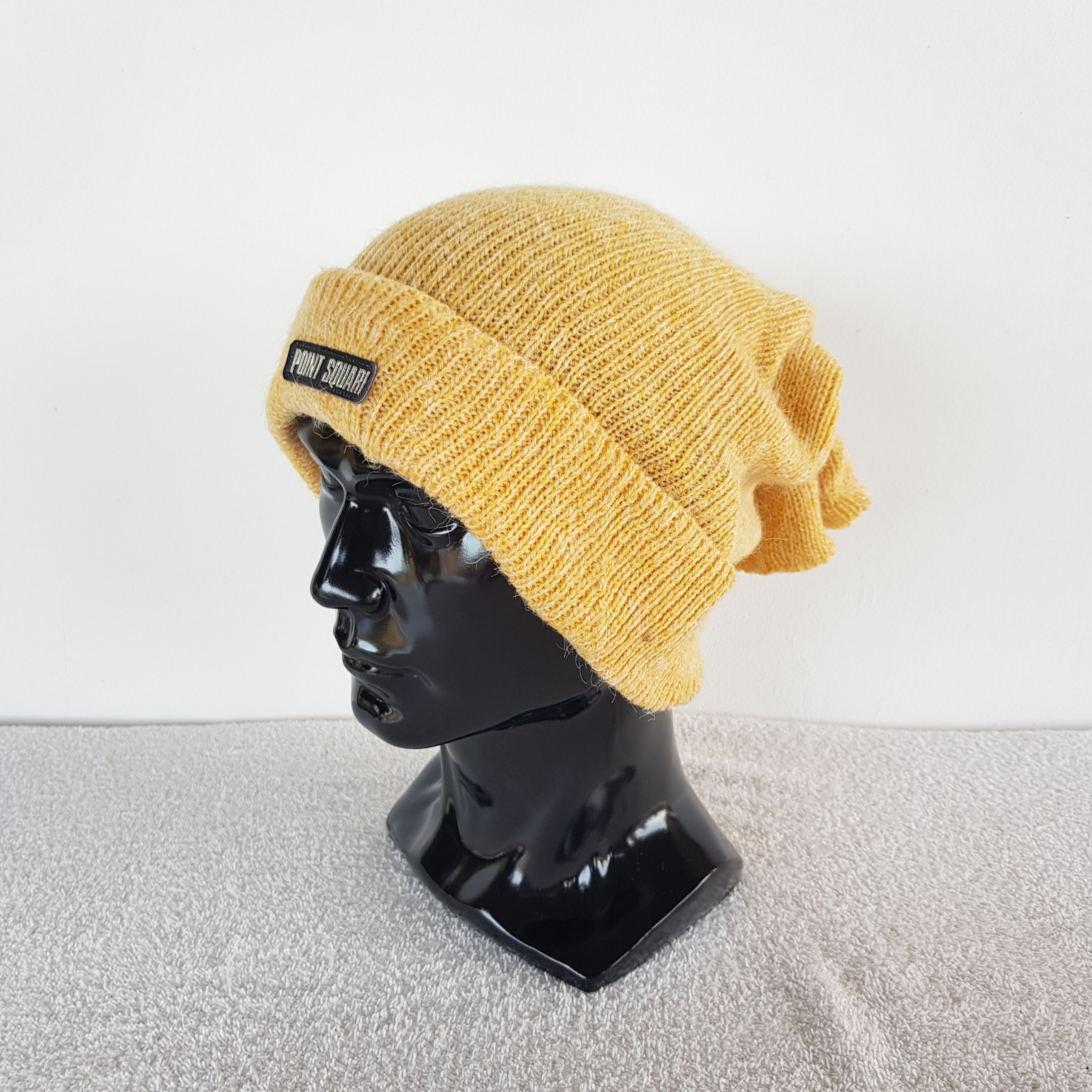 Japanese Brand × Vintage Point Square Beanie Snow Cap Japanese Hats - AC10138. Size ONE SIZE - 2 Thumbnail