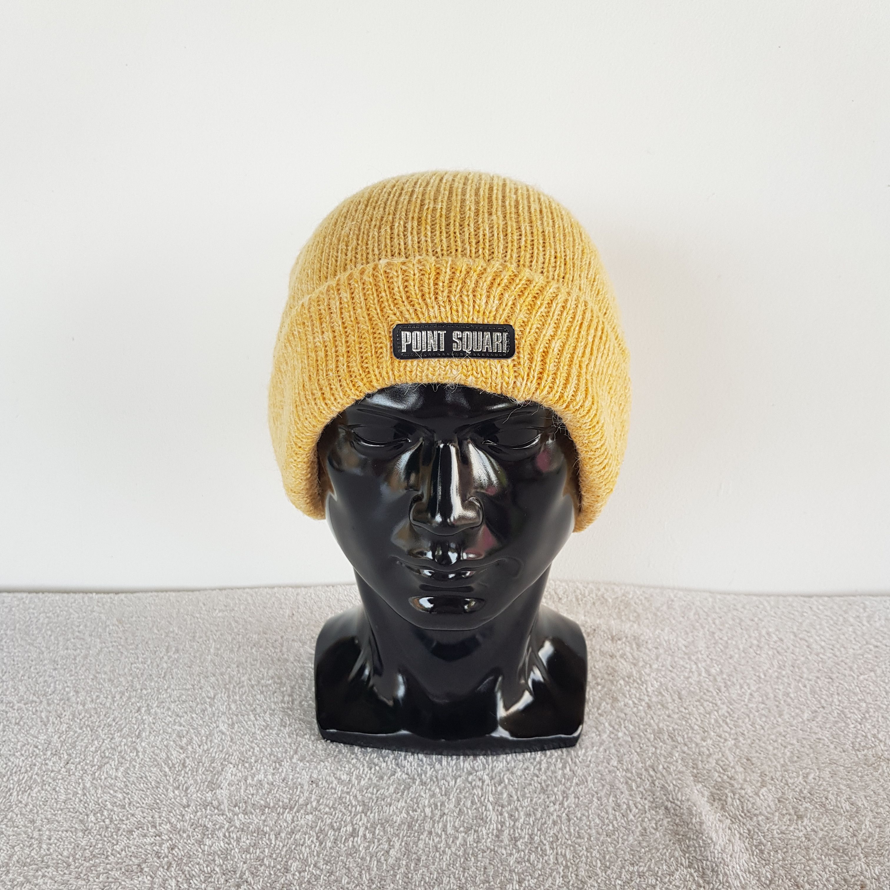 Japanese Brand × Vintage Point Square Beanie Snow Cap Japanese Hats - AC10138. Size ONE SIZE - 1 Thumbnail