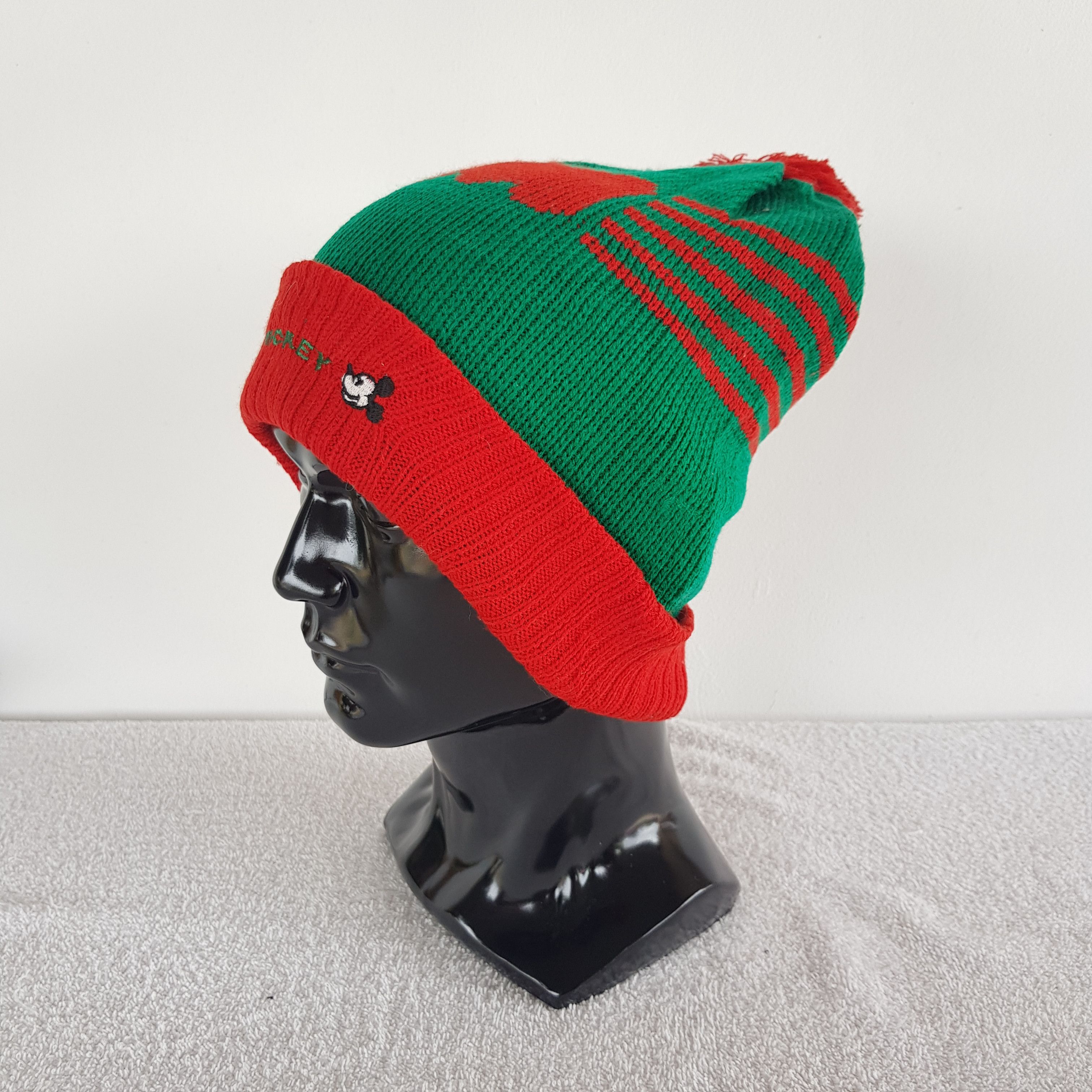 Japanese Brand × Vintage Mickey Mouse Beanie Cartoon Snow Cap Disney Hats Size ONE SIZE - 2 Thumbnail