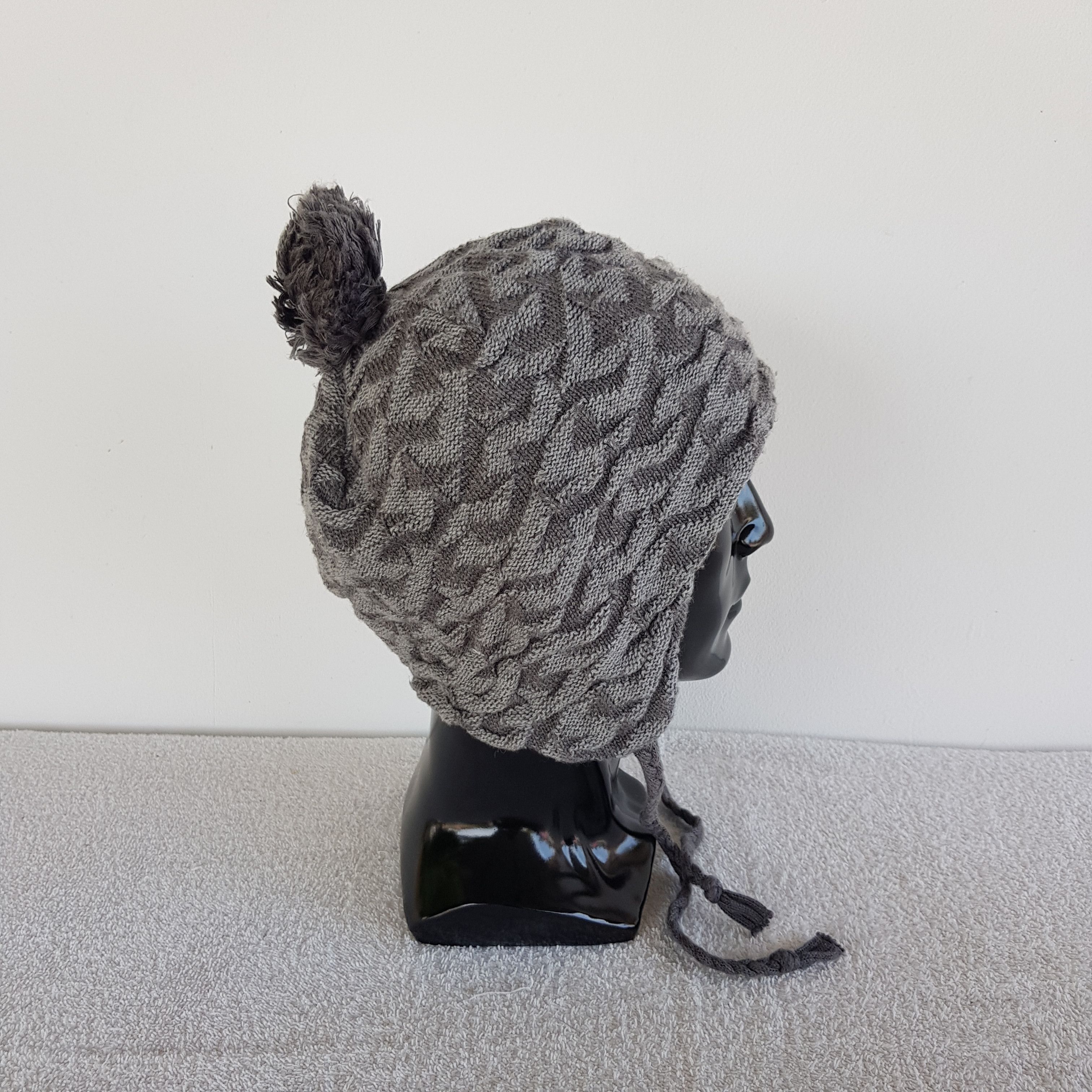 Japanese Brand × Vintage Japanese Unknown Beanie Snow Cap Earflap Hats - AC10370. Size ONE SIZE - 3 Thumbnail
