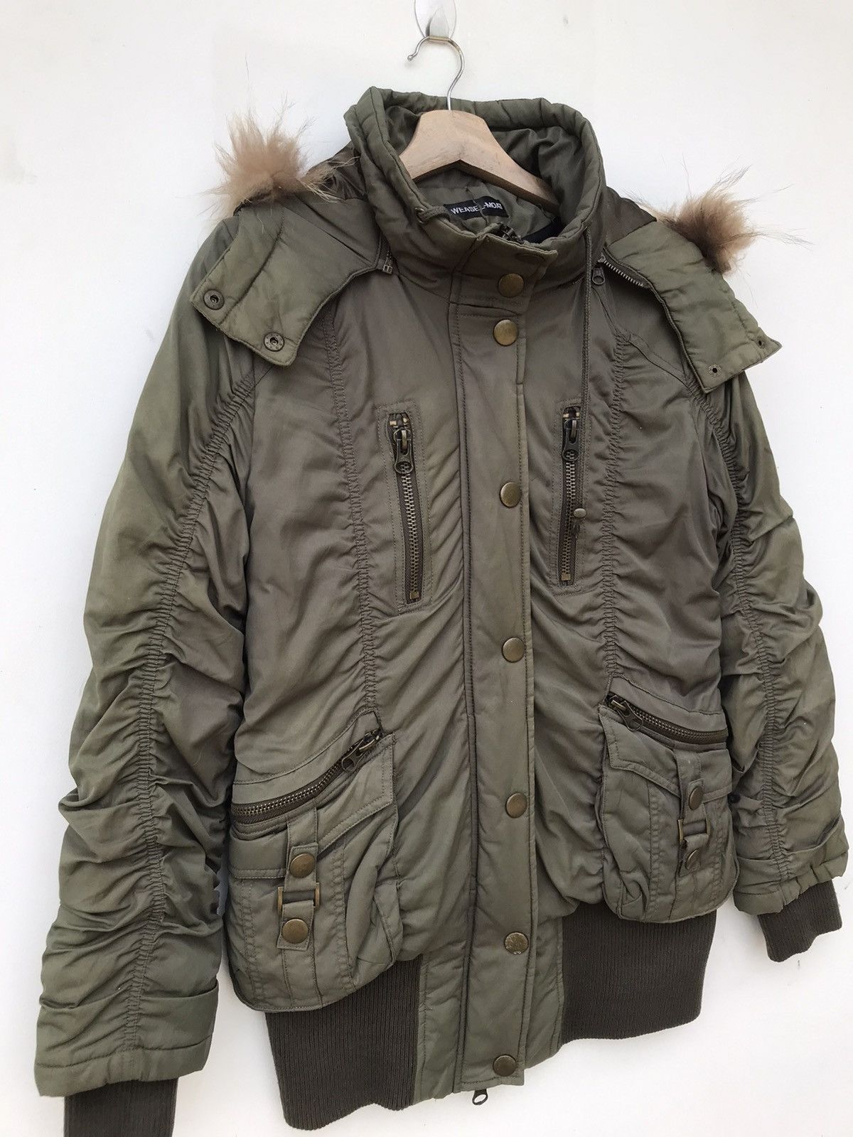 If Six Was Nine × Vintage Japanese Weasel-Moat Hooded Bomber Jacket Size US M / EU 48-50 / 2 - 4 Thumbnail