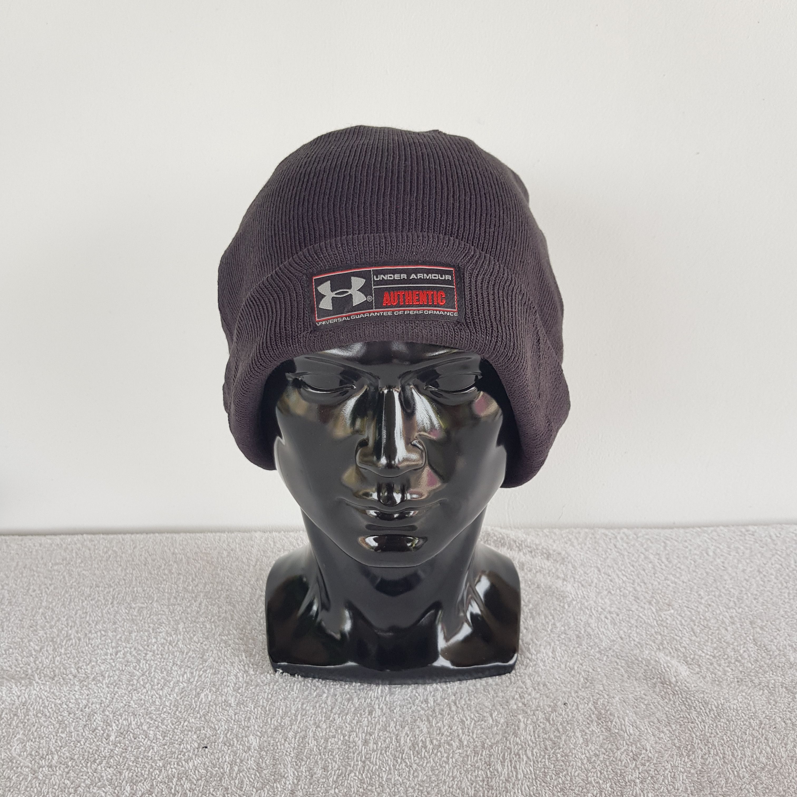 Japanese Brand × Vintage Under Armour Beanie Snow Cap Under Armour Hats - AC10009. Size ONE SIZE - 1 Thumbnail