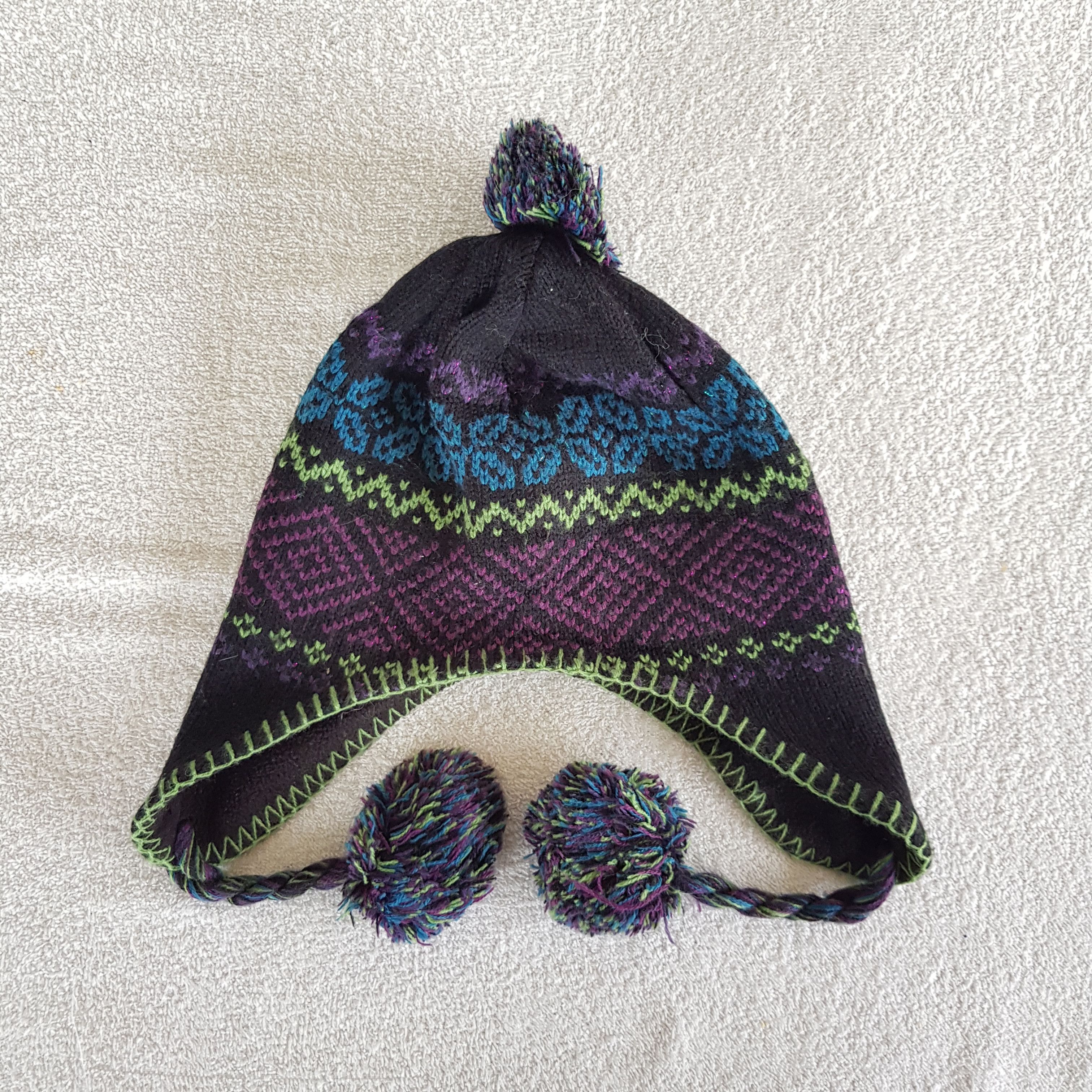 Japanese Brand × Vintage Japanese Hats Knitted Crochet Beanie Snow Cap Hats Size ONE SIZE - 6 Thumbnail