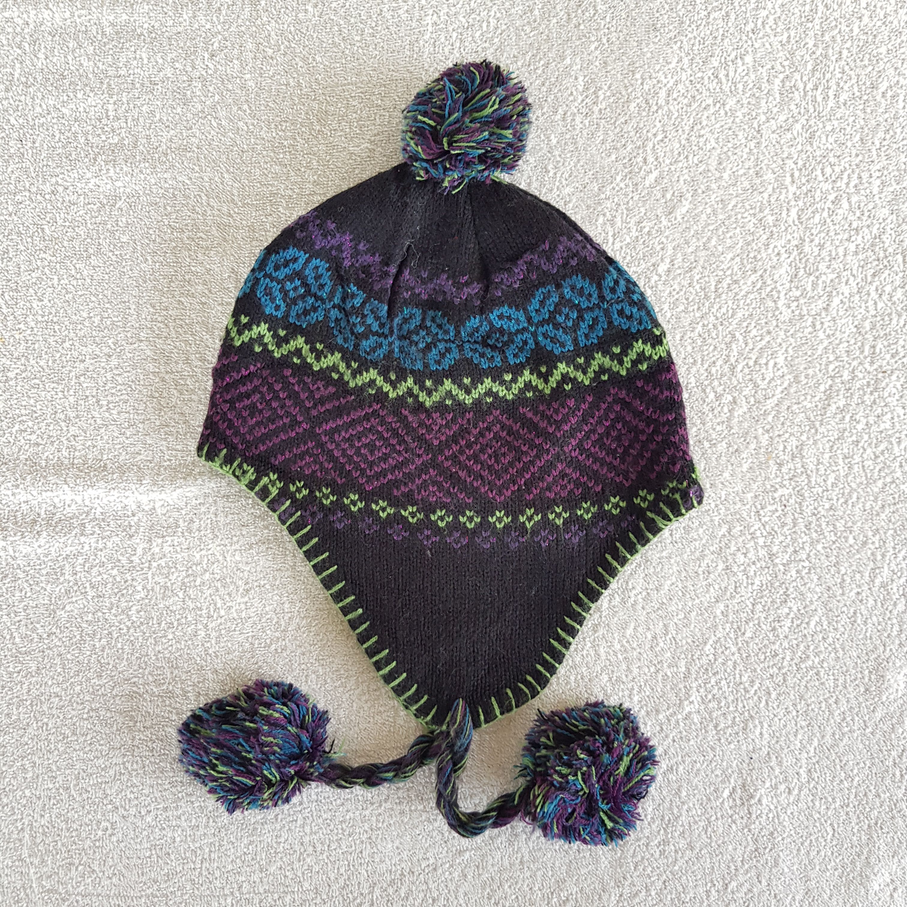 Japanese Brand × Vintage Japanese Hats Knitted Crochet Beanie Snow Cap Hats Size ONE SIZE - 5 Thumbnail
