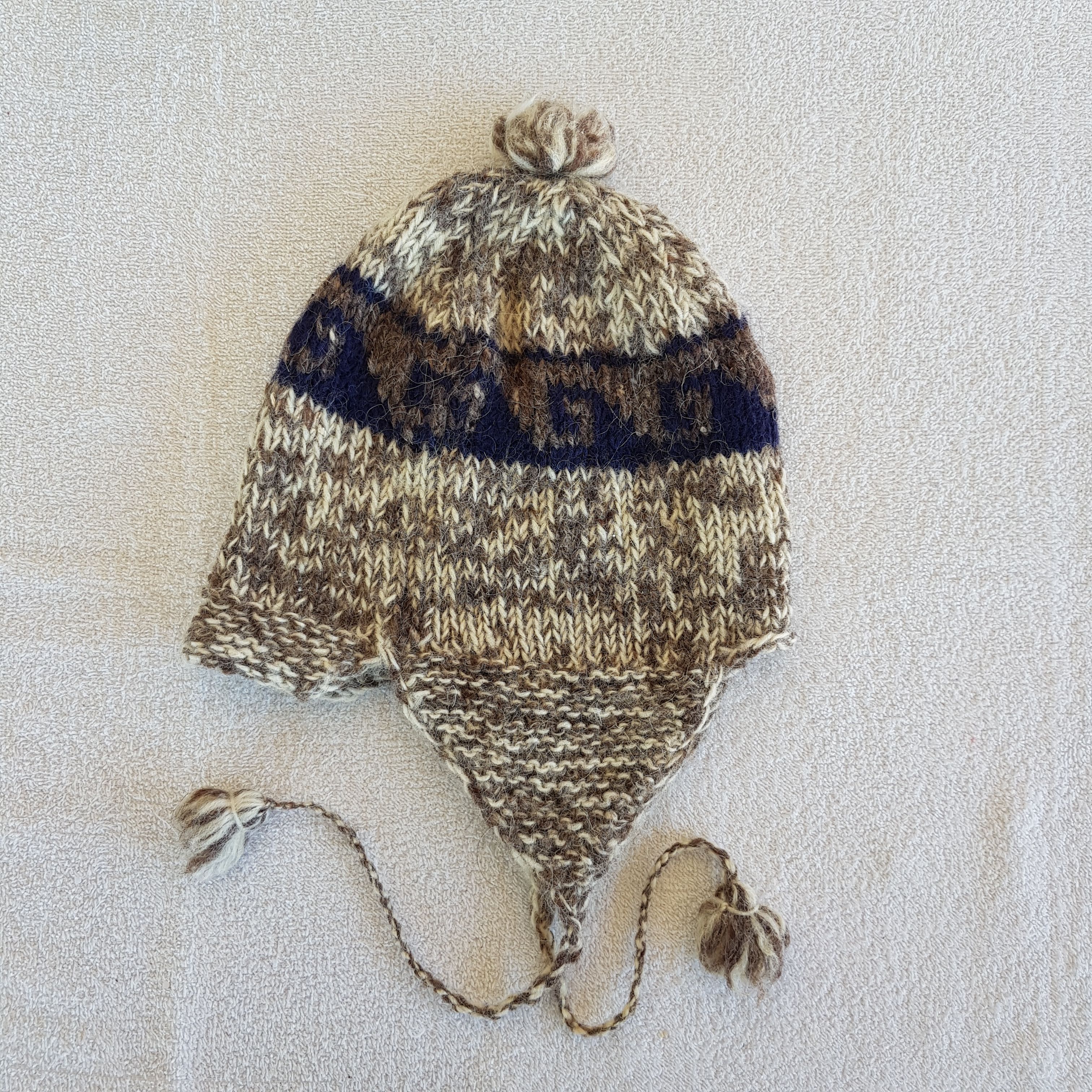 Japanese Brand × Vintage Unknown Earflap Beanie Vintage Knitted Hats Snow Cap Size ONE SIZE - 5 Thumbnail
