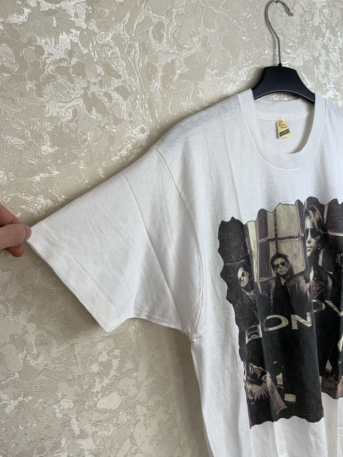 Band Tees × Bon Jovi × Vintage Bon Jovi 1992 Keep the Faith Brockum Single Stitch Vintage Size US L / EU 52-54 / 3 - 6 Thumbnail