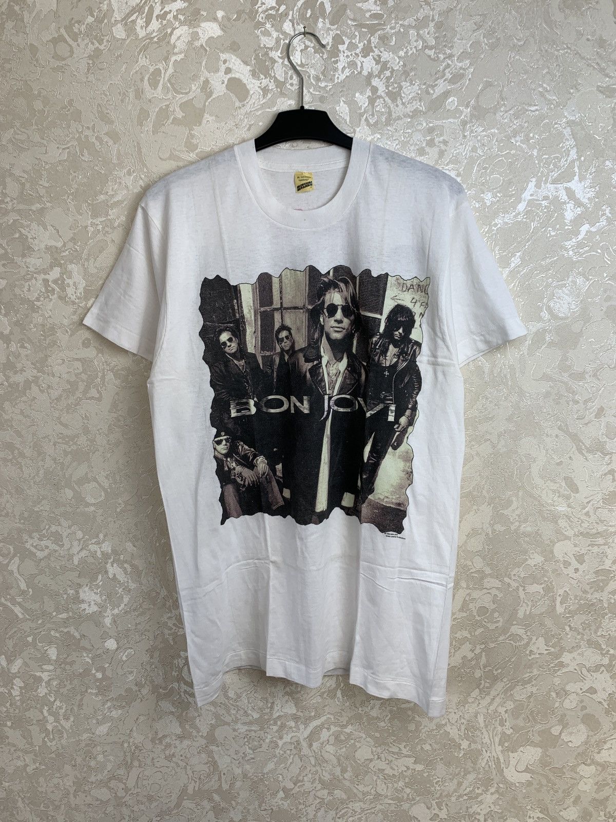 Band Tees × Bon Jovi × Vintage Bon Jovi 1992 Keep the Faith Brockum Single Stitch Vintage Size US L / EU 52-54 / 3 - 1 Thumbnail