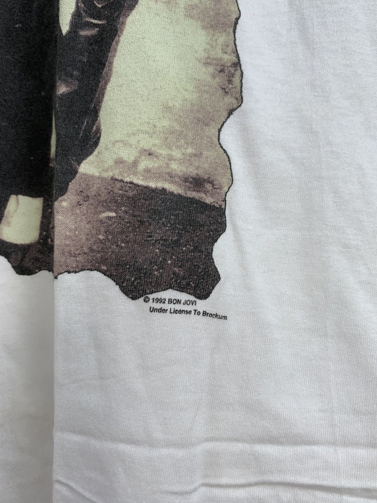 Band Tees × Bon Jovi × Vintage Bon Jovi 1992 Keep the Faith Brockum Single Stitch Vintage Size US L / EU 52-54 / 3 - 4 Thumbnail