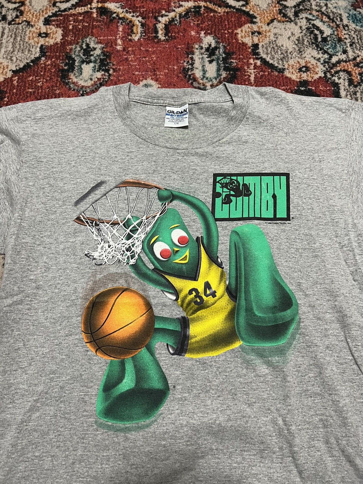 NBA Vintage Gumby Parody Shaq Reebok Size US L / EU 52-54 / 3 - 1 Thumbnail