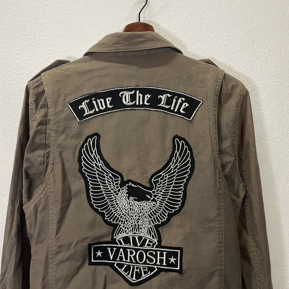 Japanese Brand Vintage Varosh Big Logo Airforce Style Jacket Size US S / EU 44-46 / 1 - 4 Thumbnail