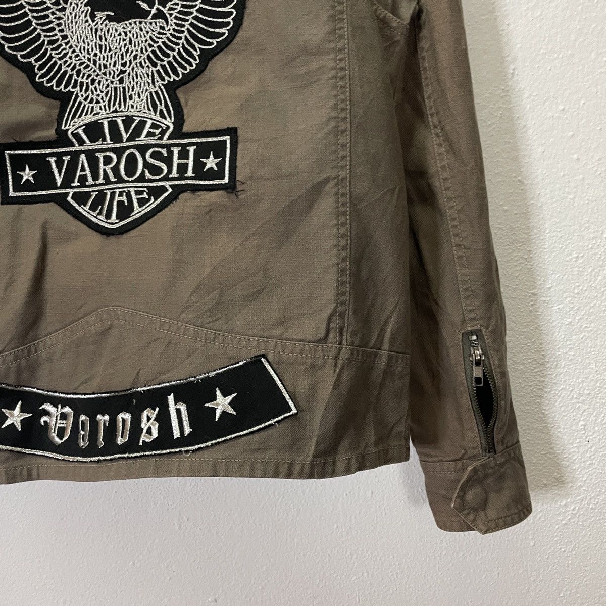 Japanese Brand Vintage Varosh Big Logo Airforce Style Jacket Size US S / EU 44-46 / 1 - 2 Thumbnail