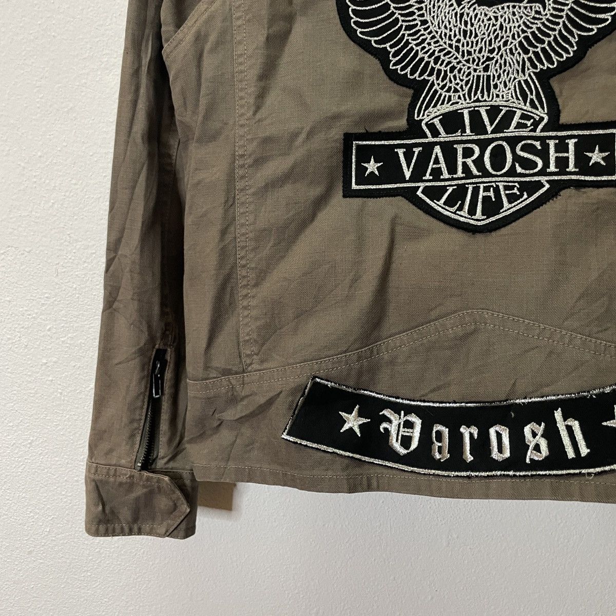 Japanese Brand Vintage Varosh Big Logo Airforce Style Jacket Size US S / EU 44-46 / 1 - 3 Thumbnail