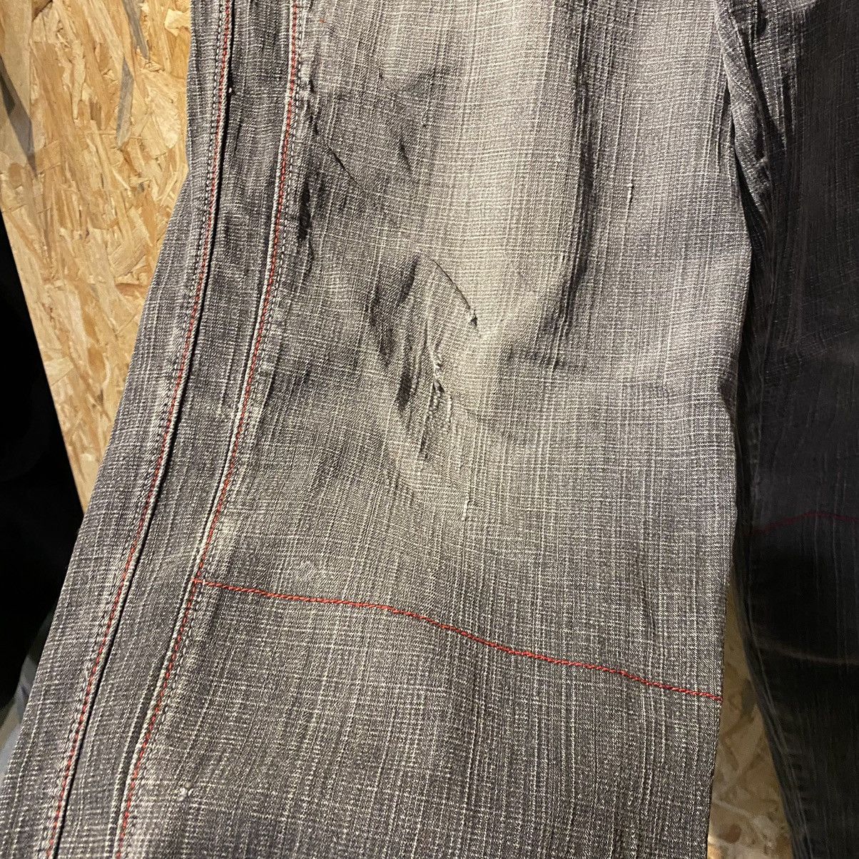 Fubu × XMI Platinum RARE‼️Fubu Platinum Hip Hop Denim Jeans Distressed Size US 33 - 11 Thumbnail