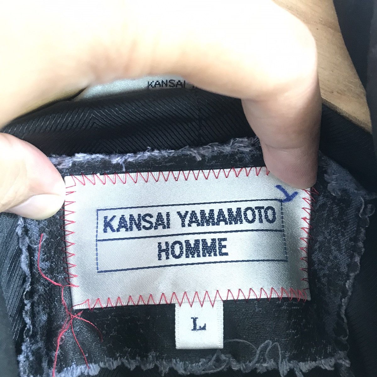 Japanese Brand × Kansai Yamamoto KANSAI YAMAMOTO Zipper Large Size Black Colour Jacket Size US L / EU 52-54 / 3 - 10 Thumbnail