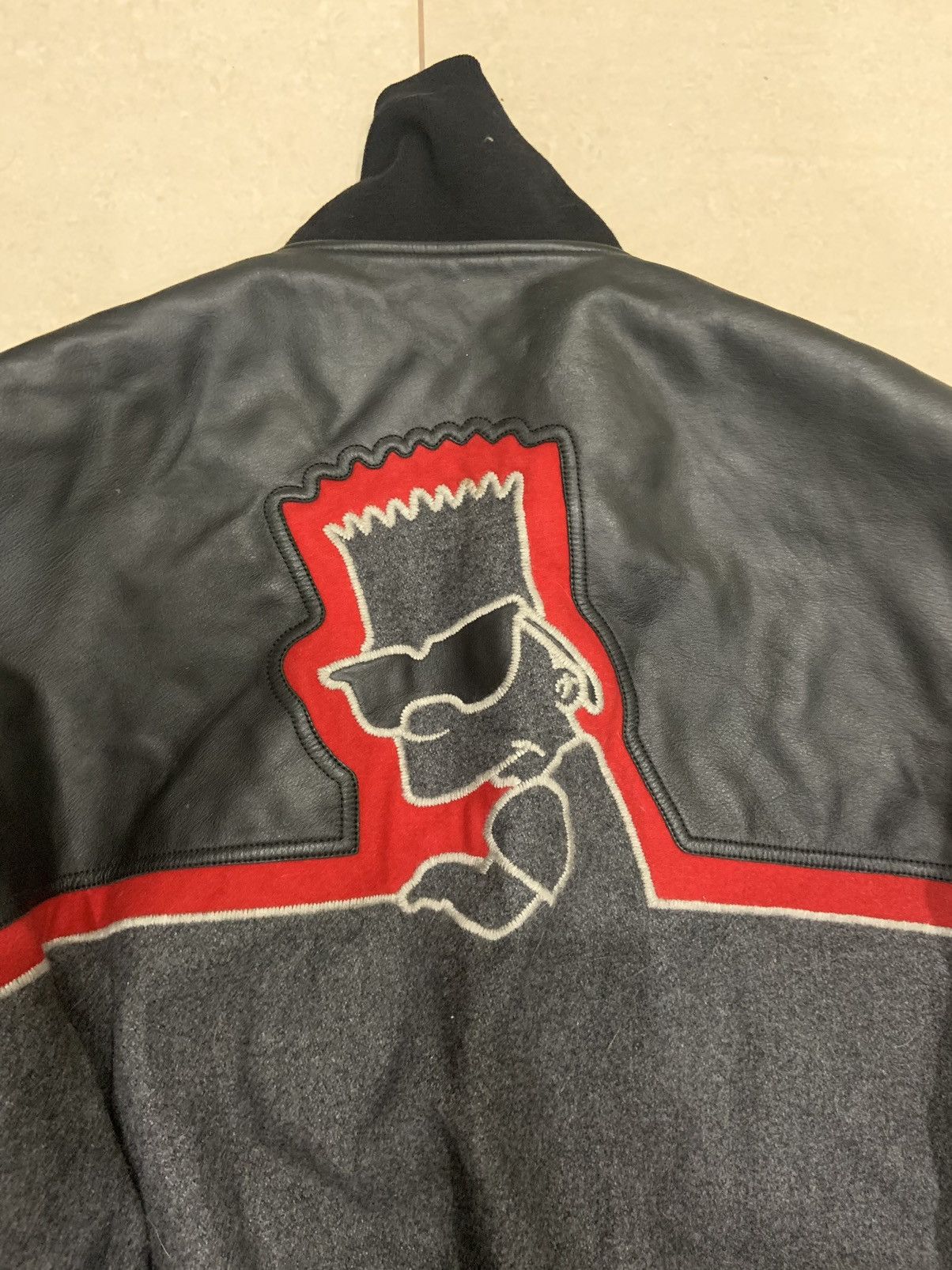 Iceberg Iceberg History Bart Wool Varsity Jacket Grailed