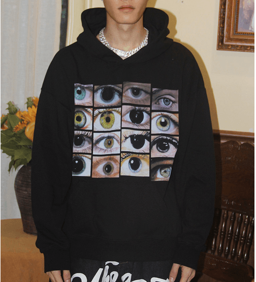 Japanese Brand Eyes Hoodie Sweatshirt Size US M / EU 48-50 / 2 - 8 Thumbnail