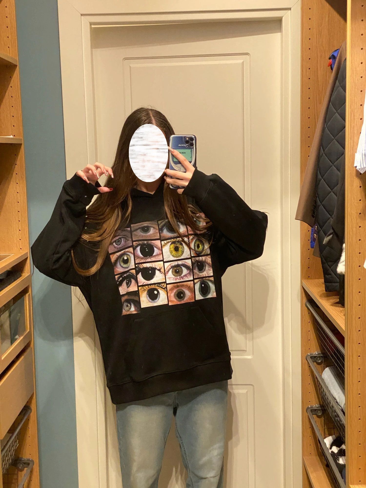 Japanese Brand Eyes Hoodie Sweatshirt Size US M / EU 48-50 / 2 - 6 Thumbnail