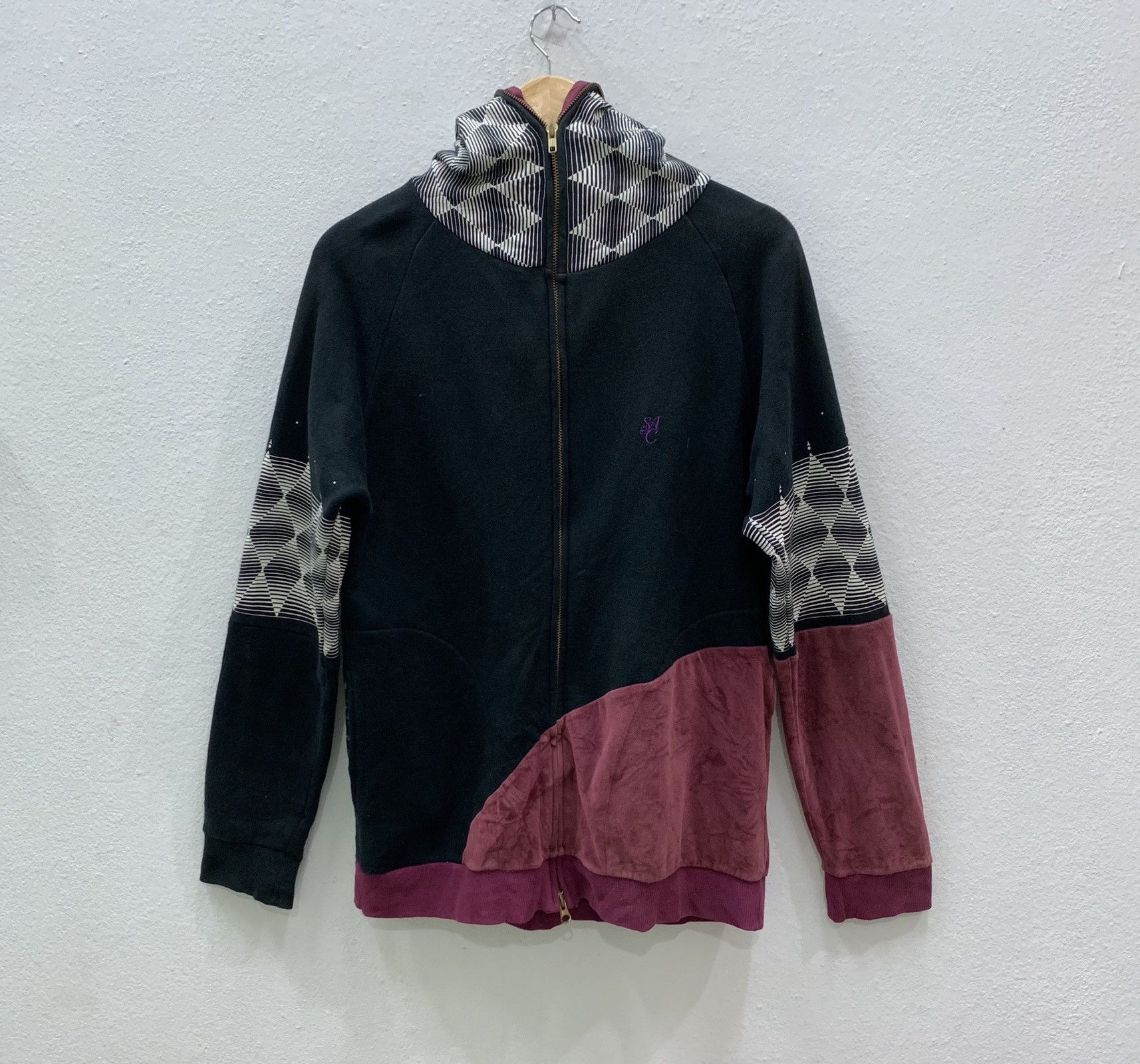Japanese Brand RARE Sacrifice Japanese Brand Hoodie Full Zipper Nice Design Size US L / EU 52-54 / 3 - 1 Thumbnail