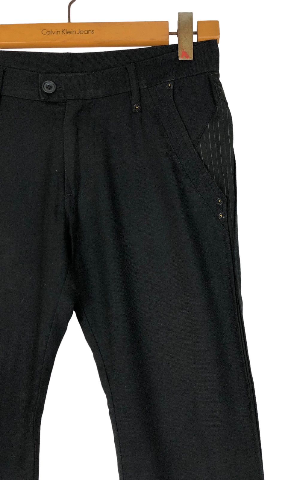 PPFM Japanese Brand PPFM Black Buckle Casual Pants Size US 30 / EU 46 - 5 Thumbnail