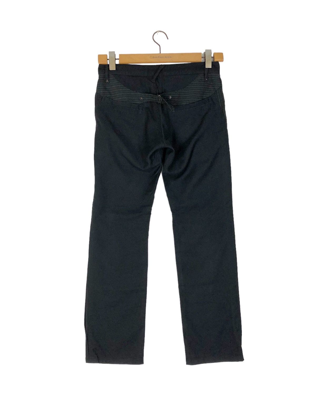 PPFM Japanese Brand PPFM Black Buckle Casual Pants Size US 30 / EU 46 - 1 Thumbnail