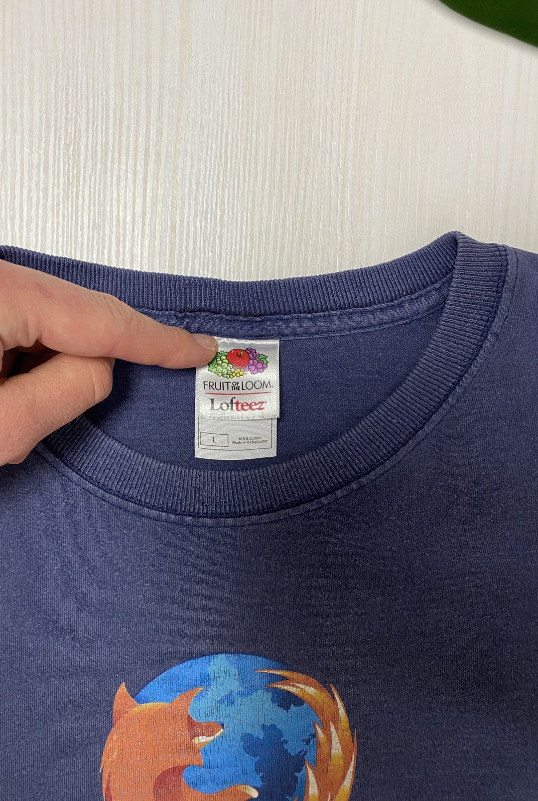 Apple × Microsoft × Vintage Vintage Mozilla Firefox Microsoft 2000s Apple T-shirt y2k Size US L / EU 52-54 / 3 - 7 Thumbnail