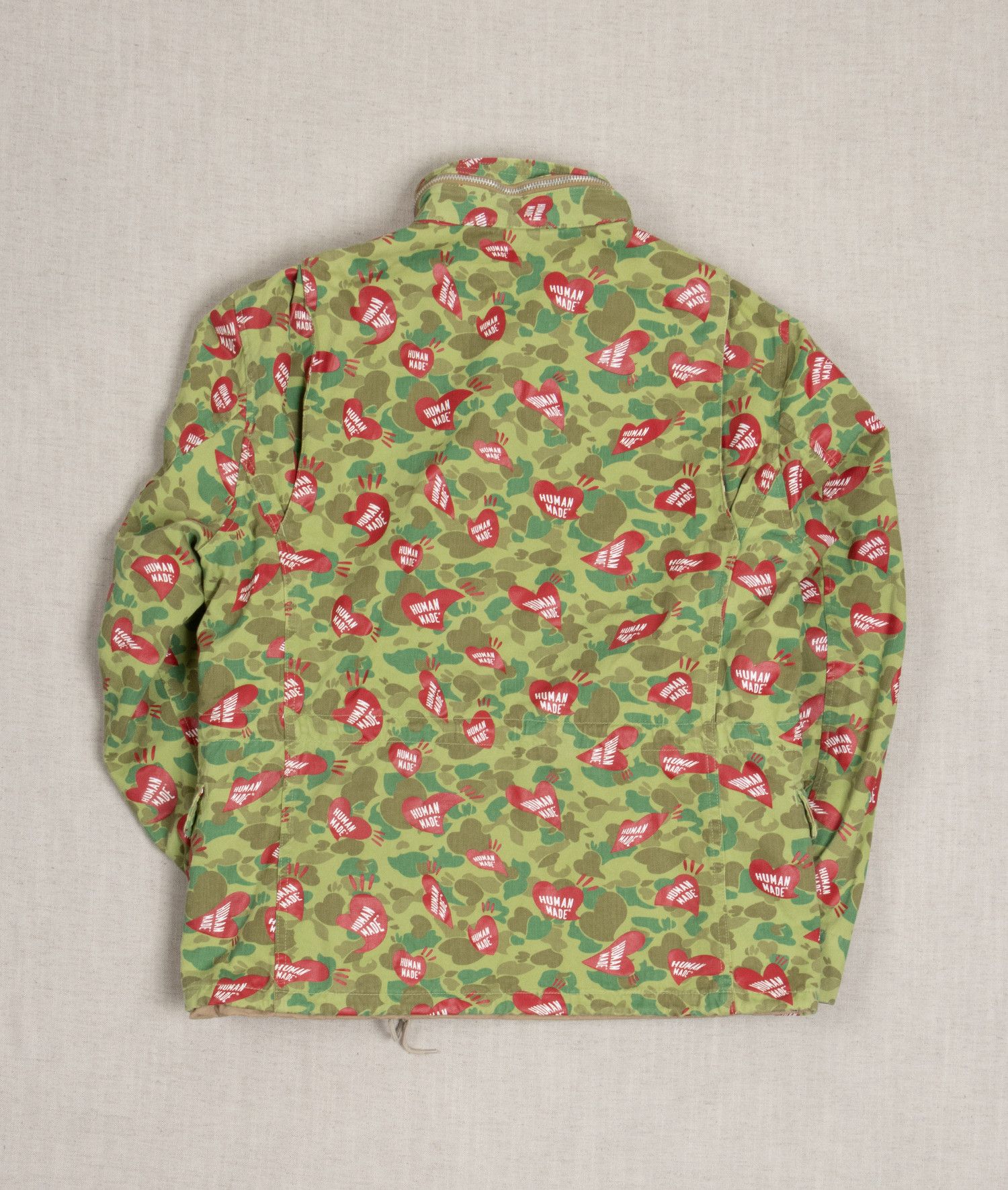 Human Made Human Made Field Jacket Green Heart Camo Size XL