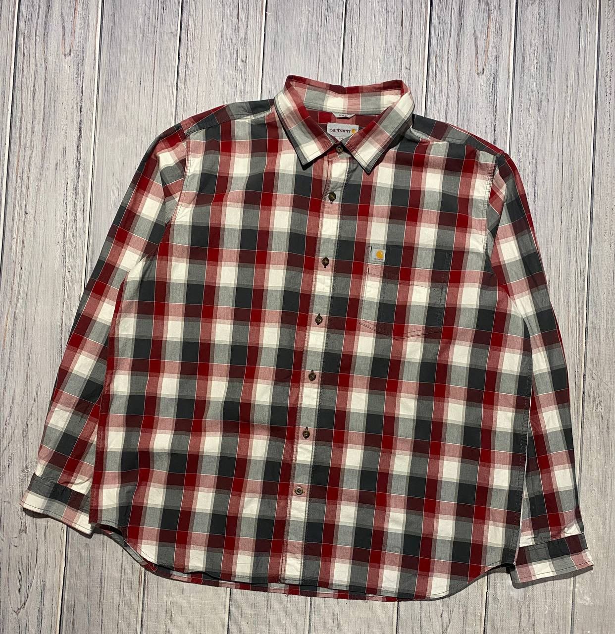 Carhartt Carhartt Shirt Button Up Long Sleeve Size US XXL / EU 58 / 5 - 1 Thumbnail