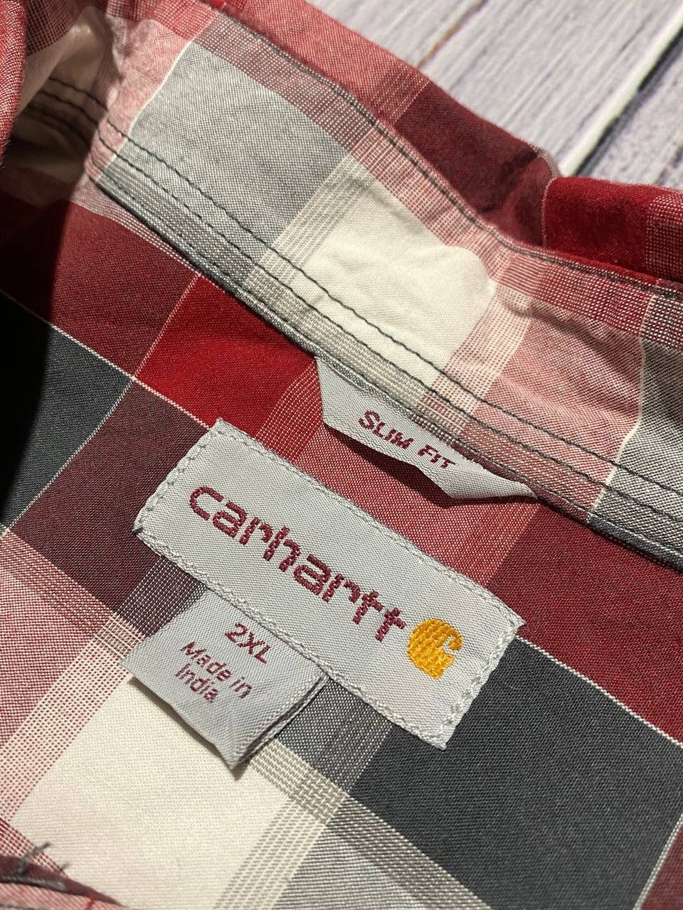 Carhartt Carhartt Shirt Button Up Long Sleeve Size US XXL / EU 58 / 5 - 8 Thumbnail