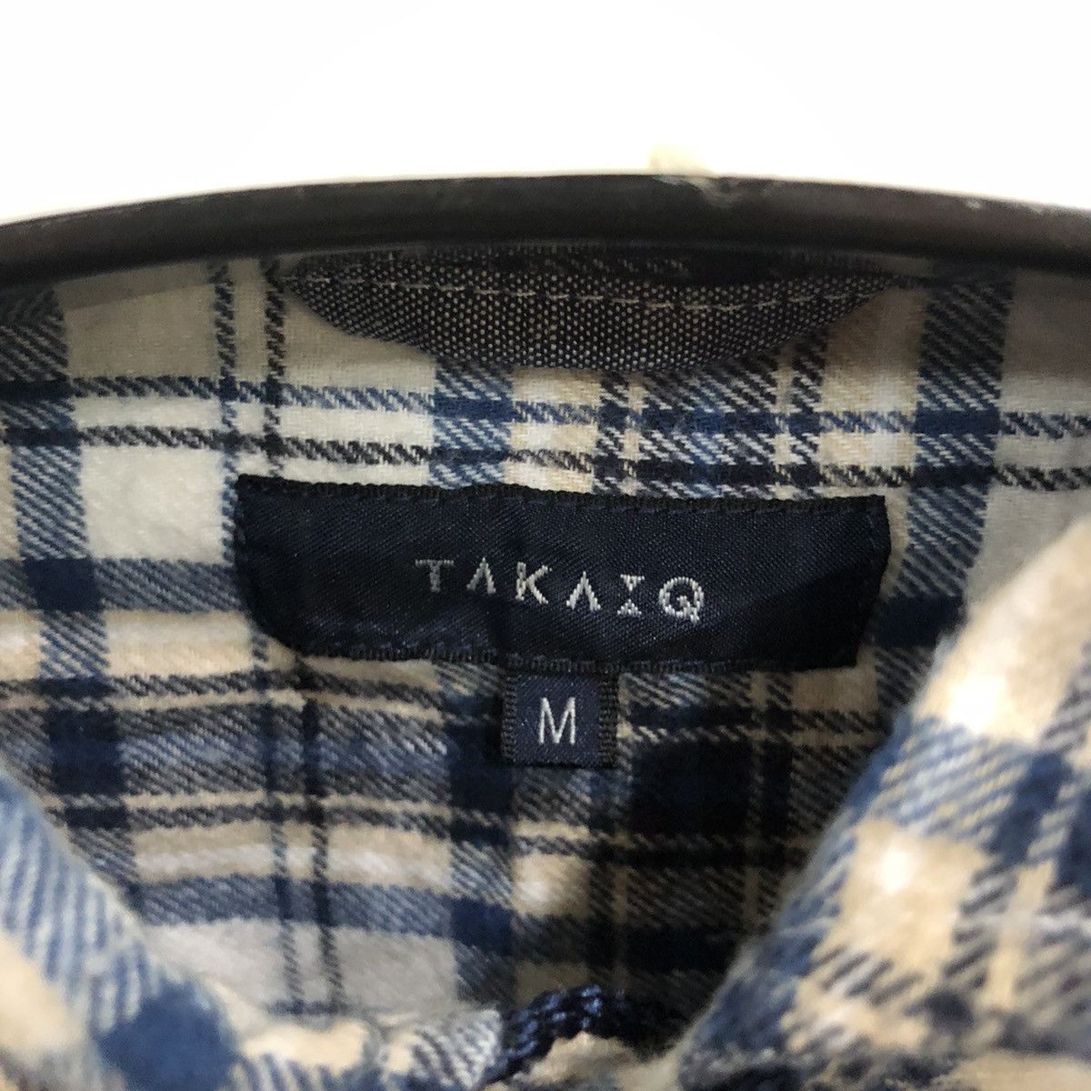 Japanese Brand Japanese Brand Takaiq Plaid tartan Flannel Shirt 👕 Size US S / EU 44-46 / 1 - 4 Thumbnail
