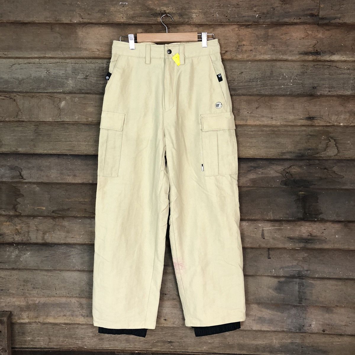 Japanese Brand BG Cream track snow multipocket Pants #3983 Size 26" / US 2 / IT 38 - 1 Thumbnail