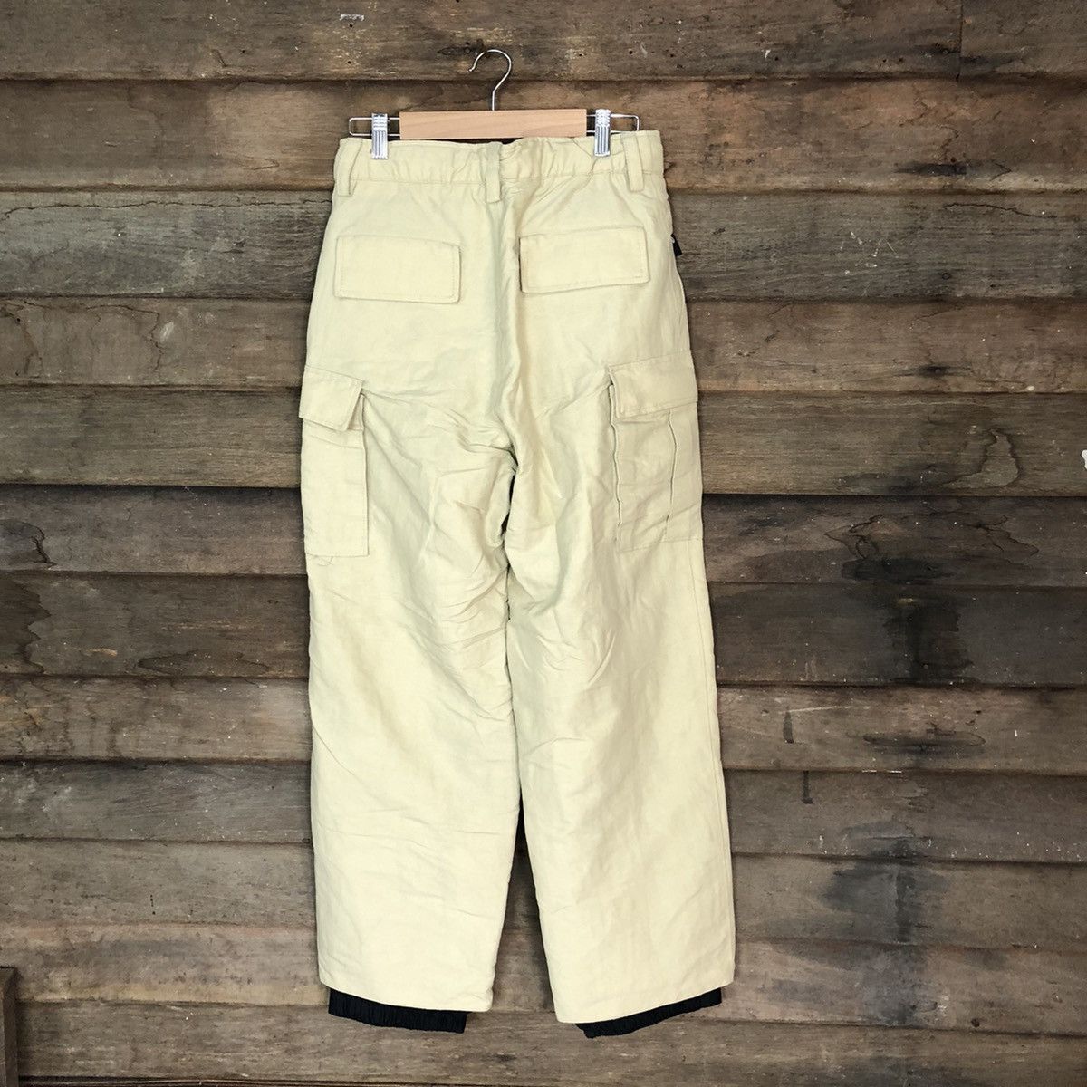 Japanese Brand BG Cream track snow multipocket Pants #3983 Size 26" / US 2 / IT 38 - 12 Thumbnail