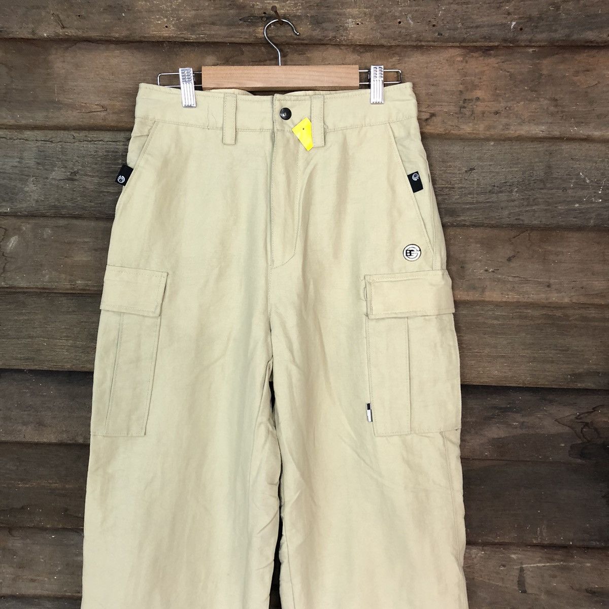 Japanese Brand BG Cream track snow multipocket Pants #3983 Size 26" / US 2 / IT 38 - 2 Thumbnail