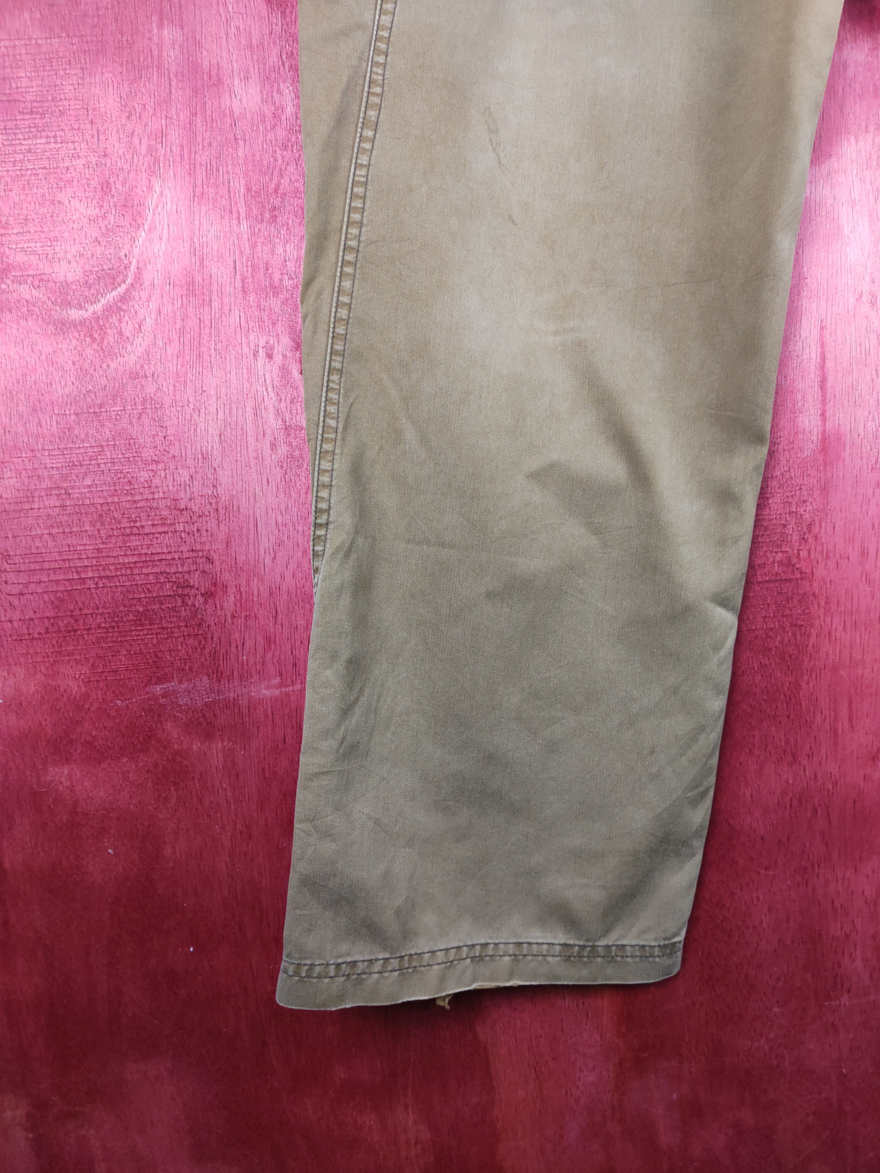Japanese Brand Rei Brown Multi Pocket Tactical Cargo Pants #192B Size US 33 - 4 Thumbnail