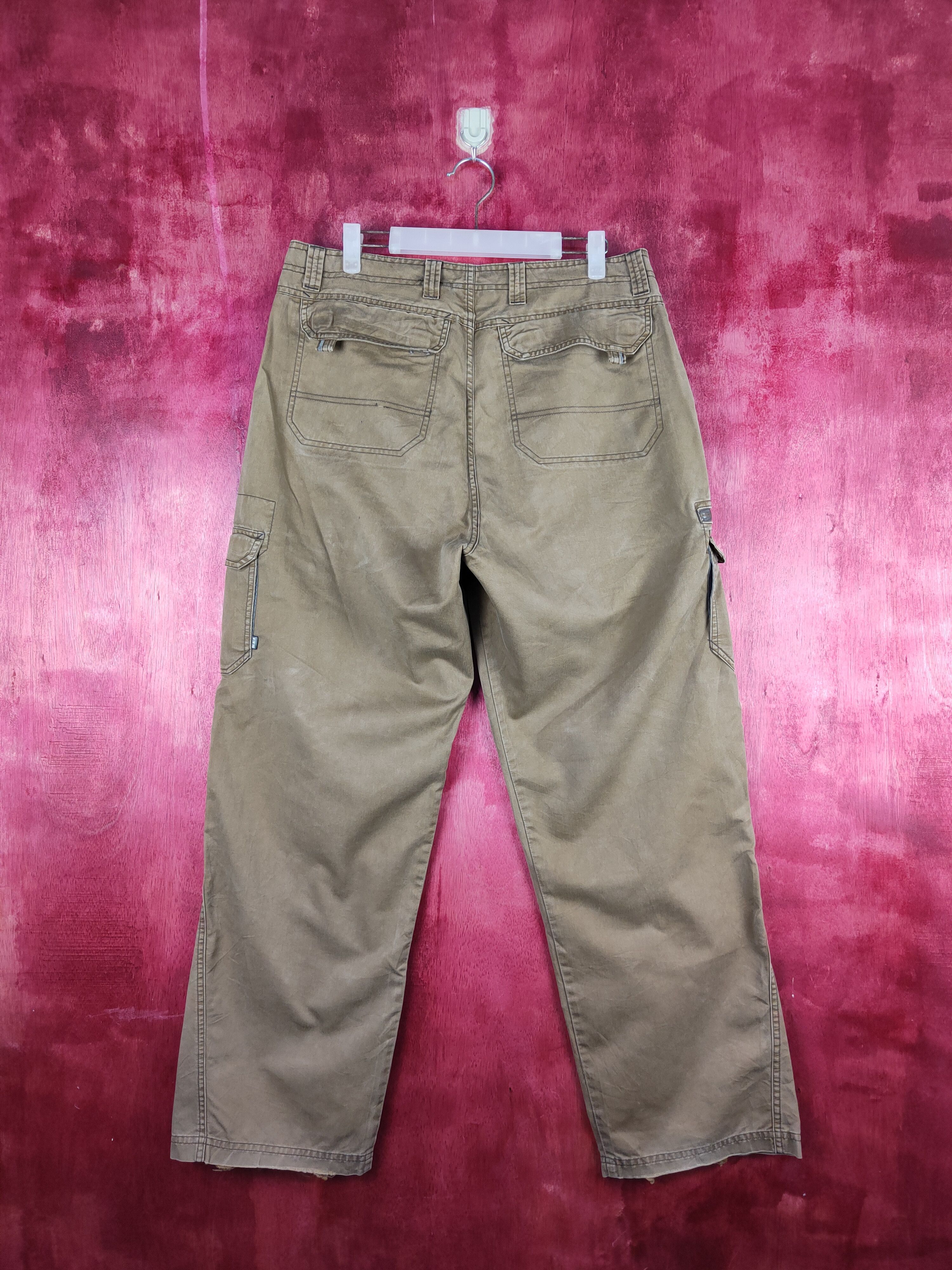Japanese Brand Rei Brown Multi Pocket Tactical Cargo Pants #192B Size US 33 - 7 Thumbnail