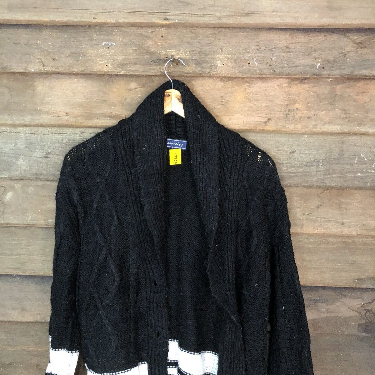 Homespun Knitwear × Japanese Brand Giam City Black Knitwear cardigan #3969 Size US M / EU 48-50 / 2 - 2 Thumbnail