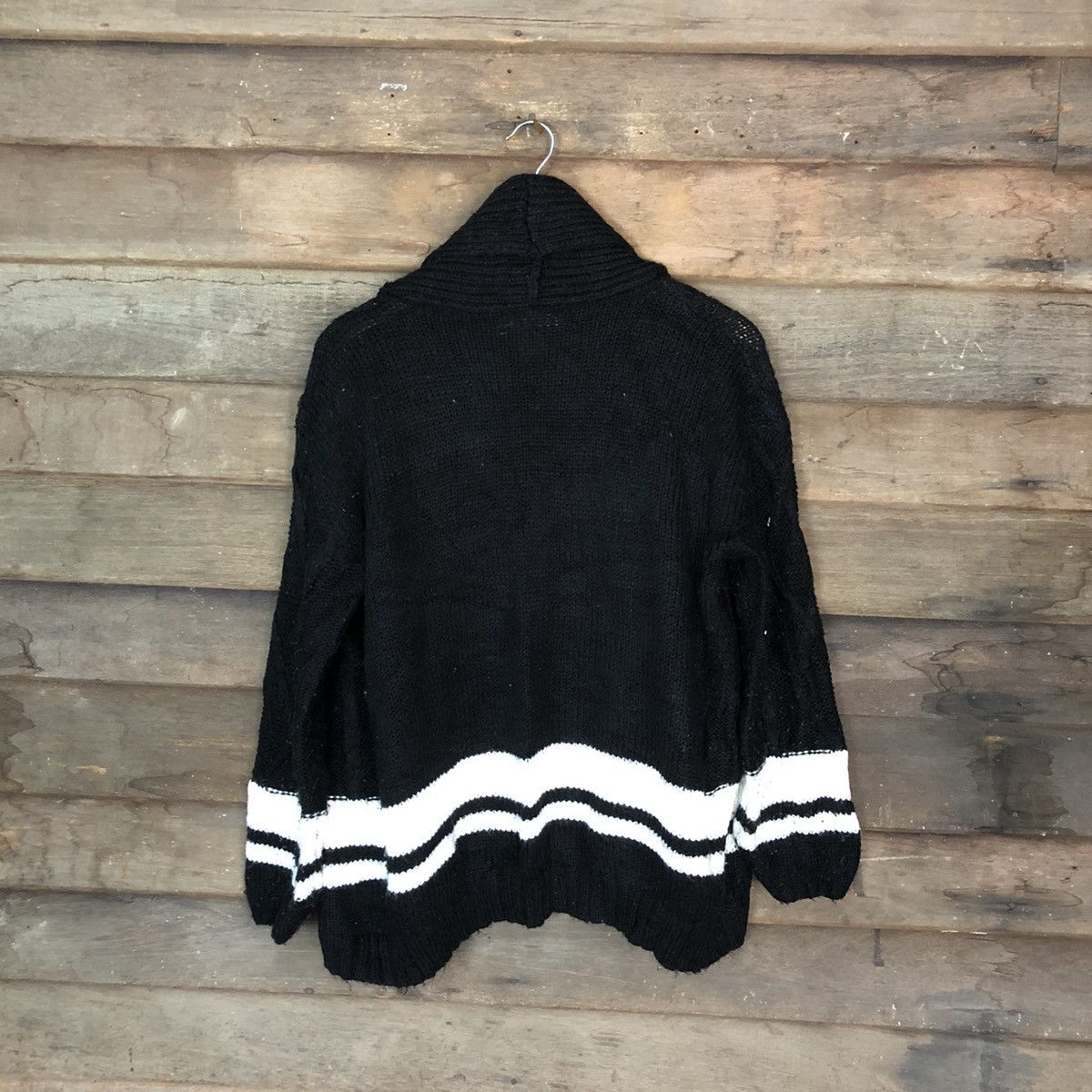 Homespun Knitwear × Japanese Brand Giam City Black Knitwear cardigan #3969 Size US M / EU 48-50 / 2 - 8 Thumbnail