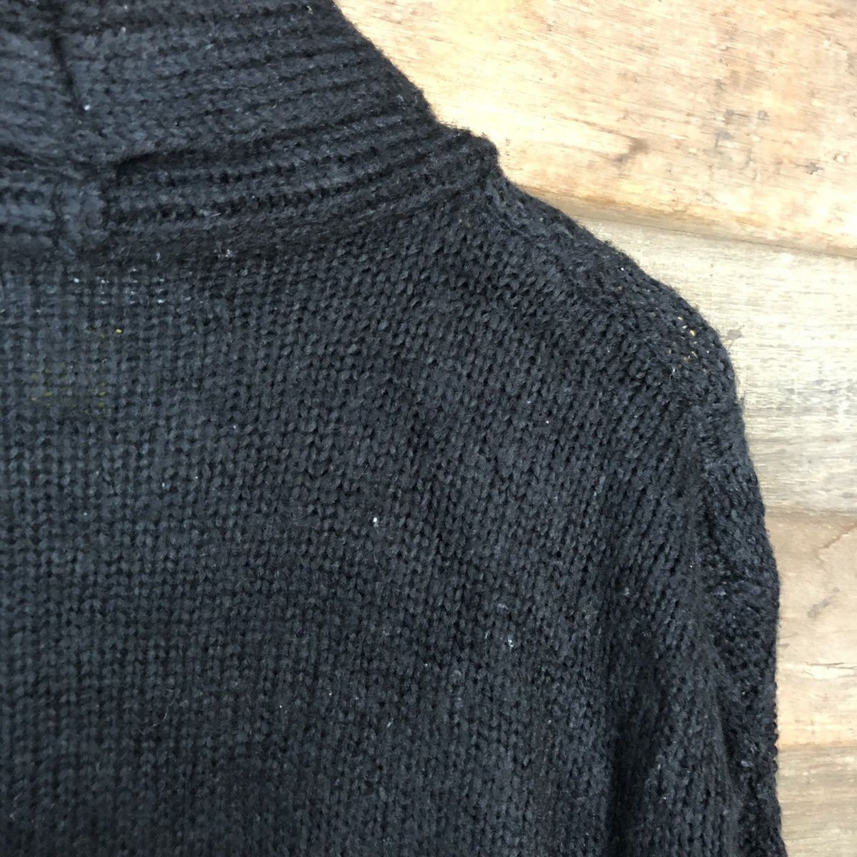 Homespun Knitwear × Japanese Brand Giam City Black Knitwear cardigan #3969 Size US M / EU 48-50 / 2 - 9 Thumbnail