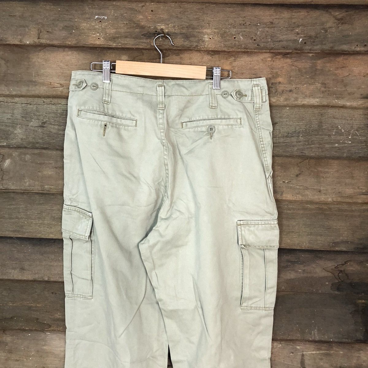 Faded Glory Japanese Brand faded Grey multipocket Cargo Pants #3398 Size US 32 / EU 48 - 12 Thumbnail