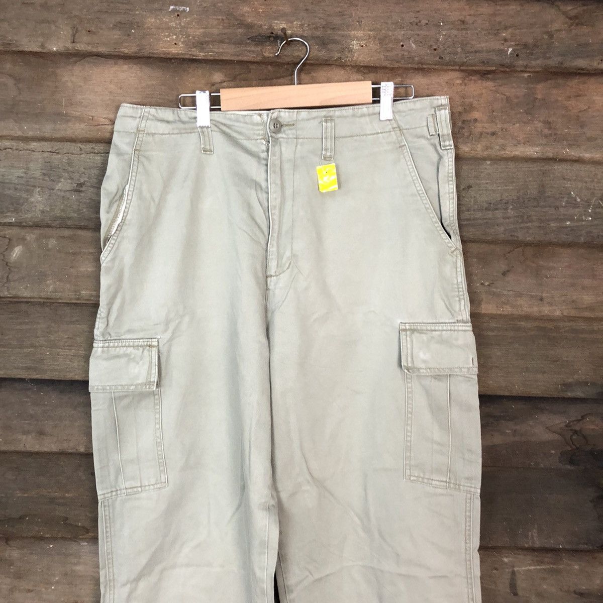 Faded Glory Japanese Brand faded Grey multipocket Cargo Pants #3398 Size US 32 / EU 48 - 2 Thumbnail
