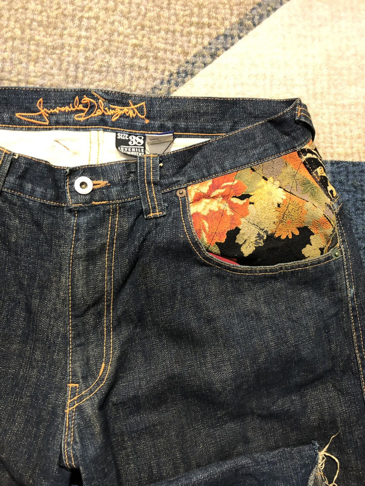 Japanese Brand Juvenile Delinquent Denim Size US 36 / EU 52 - 9 Thumbnail