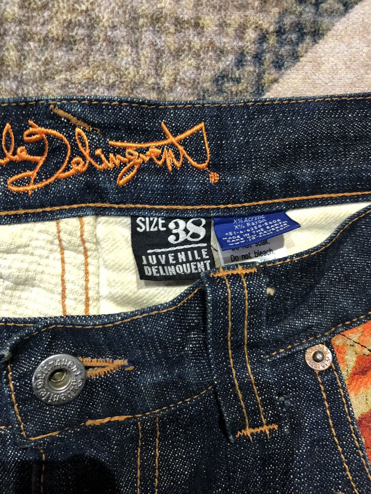 Japanese Brand Juvenile Delinquent Denim Size US 36 / EU 52 - 8 Thumbnail