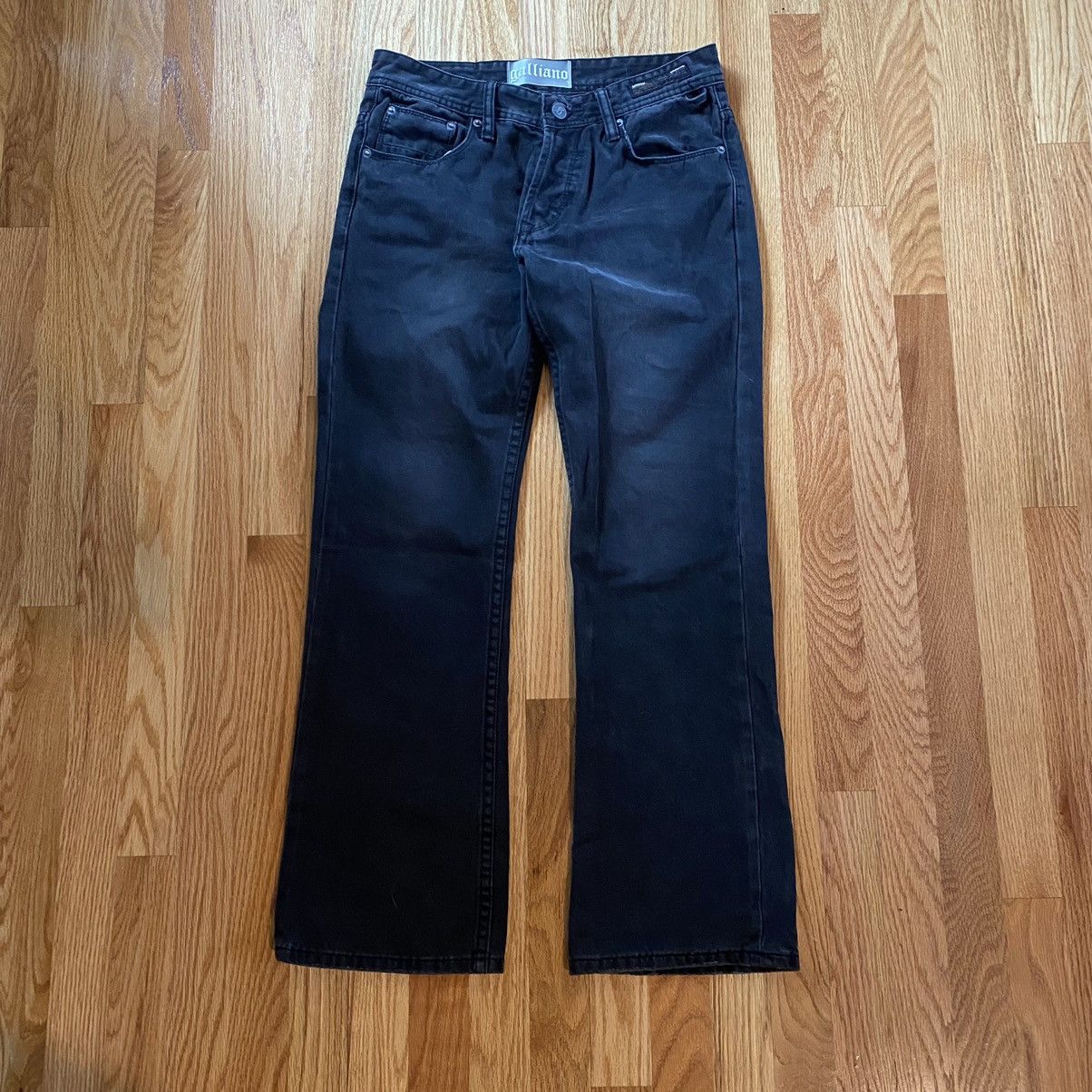 John Galliano John Galliano Sigara Faded Black Denim Size 30x30 Size US 30 / EU 46 - 1 Thumbnail