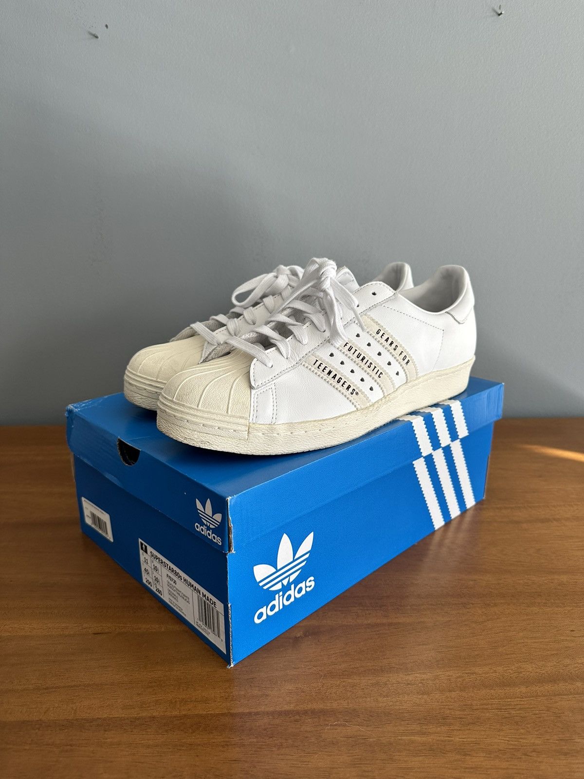 Adidas x Human Made Superstar 80 White