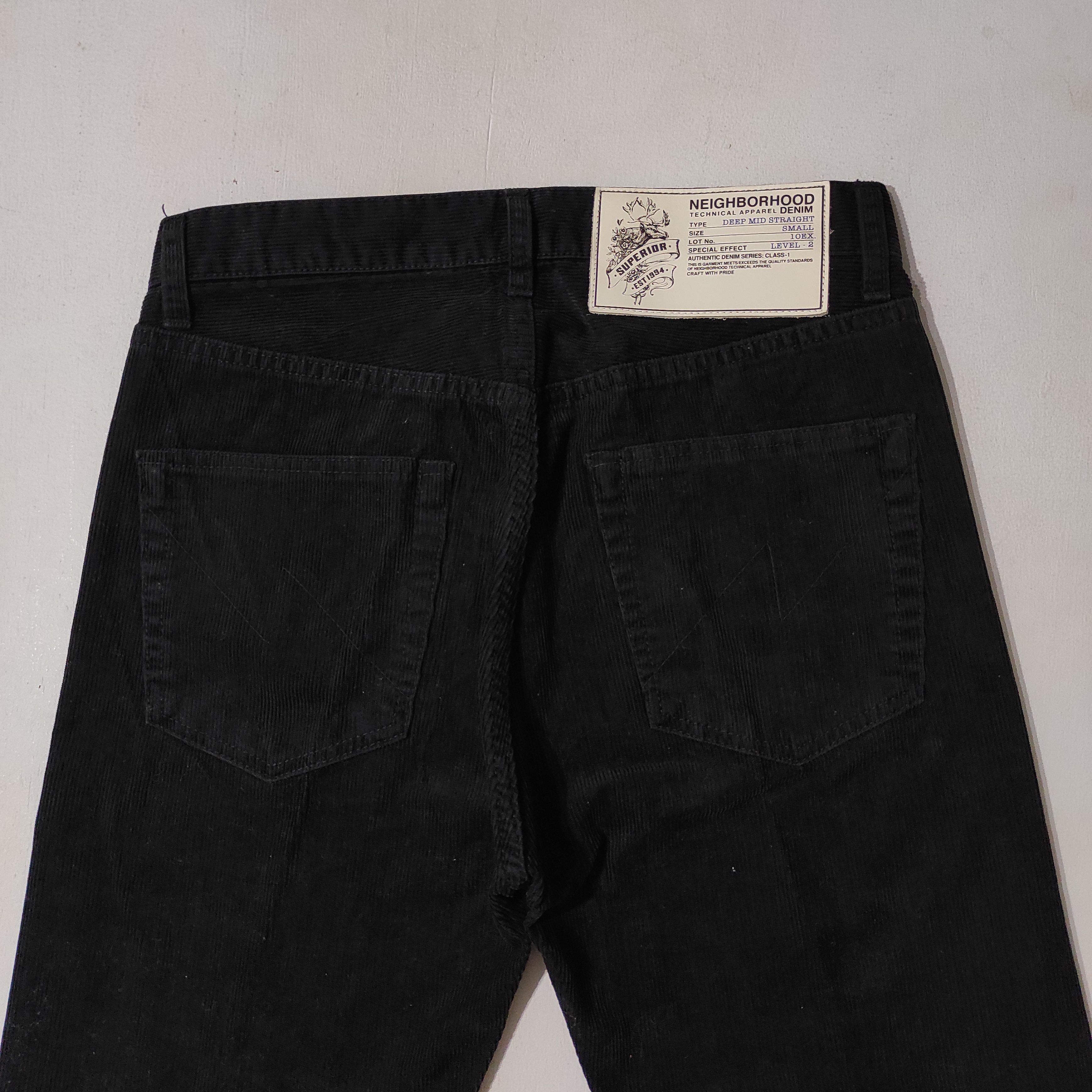 Neighborhood Neighborhood Corduroy Black Pants Jeans Sz30/31 Size US 30 / EU 46 - 2 Thumbnail
