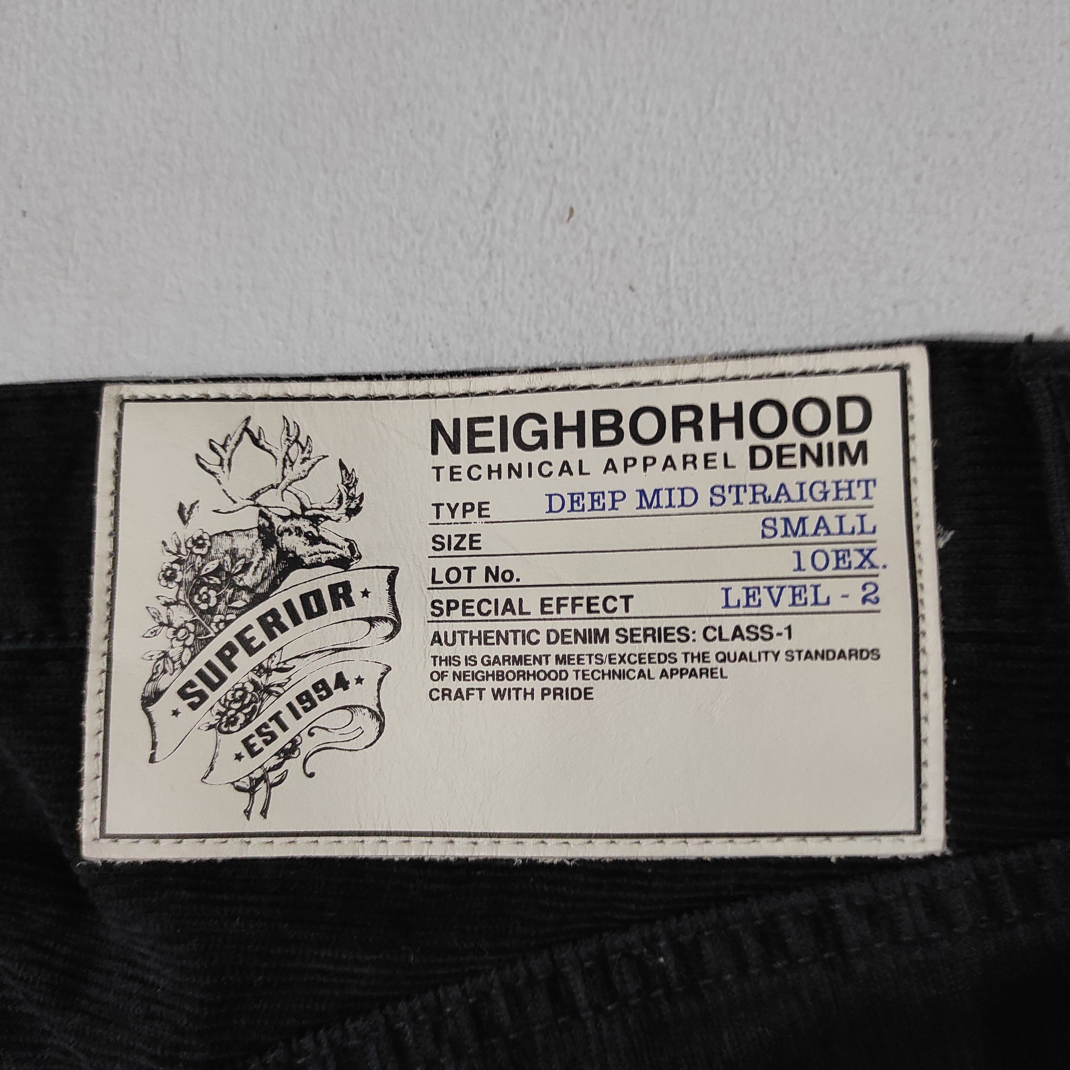 Neighborhood Neighborhood Corduroy Black Pants Jeans Sz30/31 Size US 30 / EU 46 - 3 Thumbnail