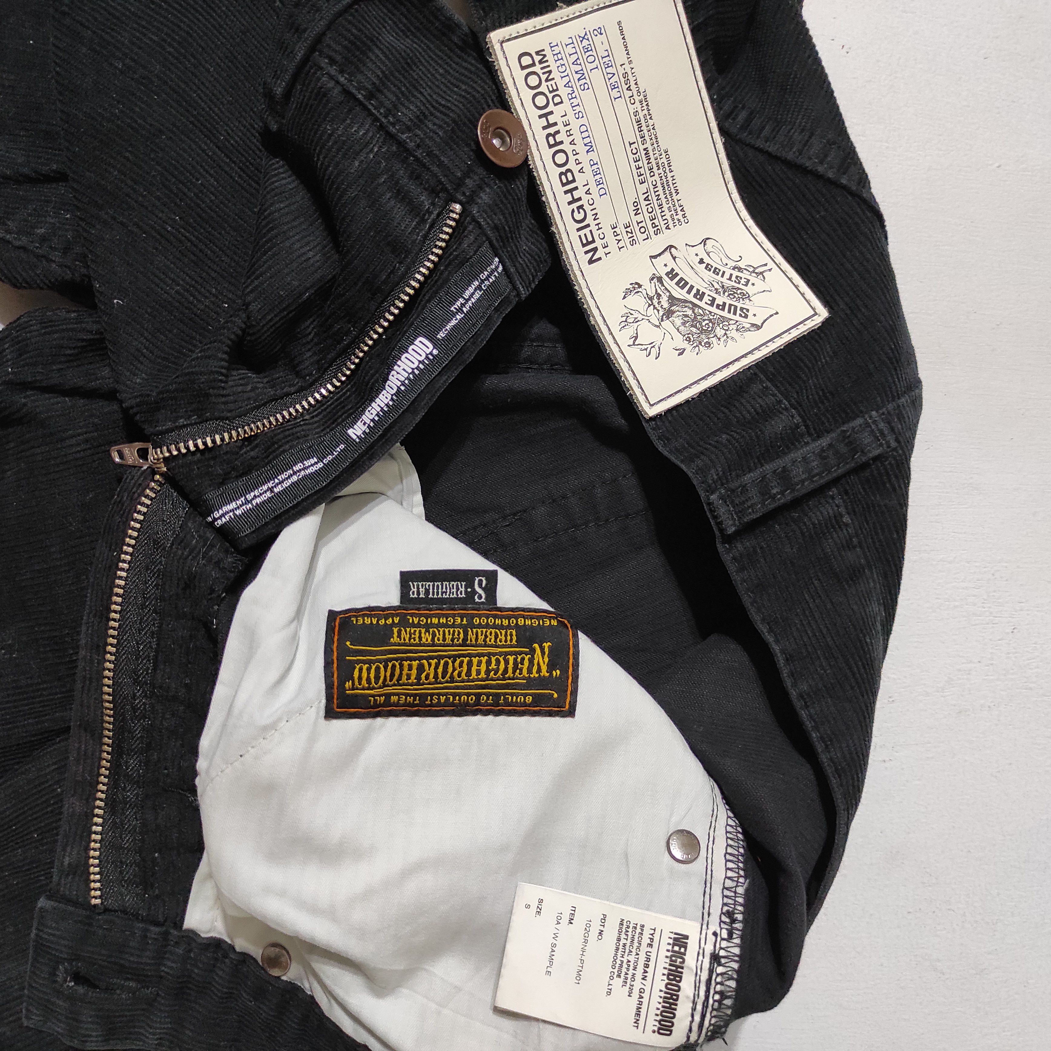 Neighborhood Neighborhood Corduroy Black Pants Jeans Sz30/31 Size US 30 / EU 46 - 13 Thumbnail